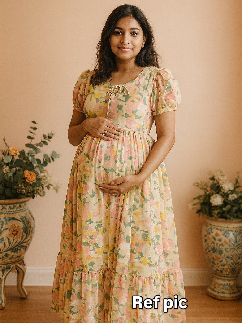 Heart Dori butta Georgette Maxi CF149