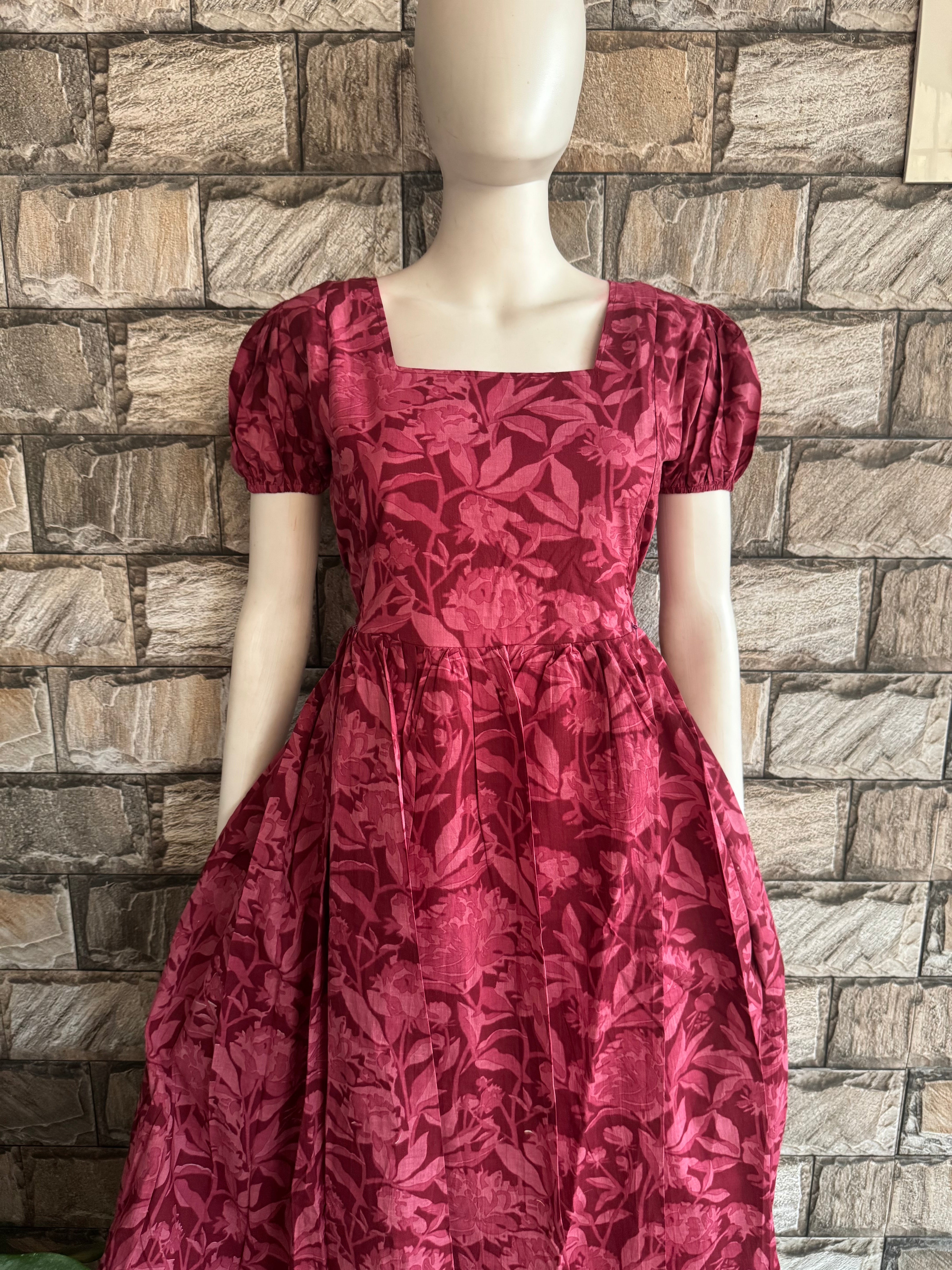 Beetroot shade Maternity Maxi