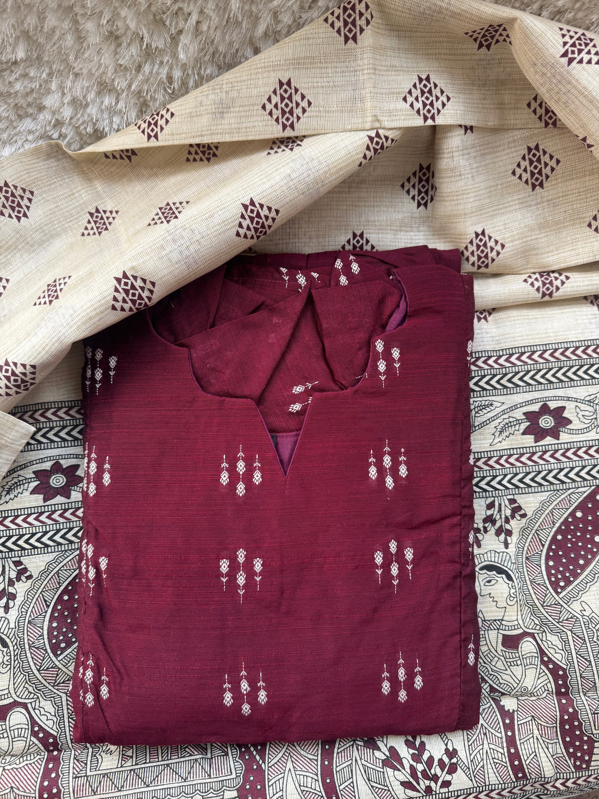 Diwali series Maternity raw silk maxi- with Dupatta