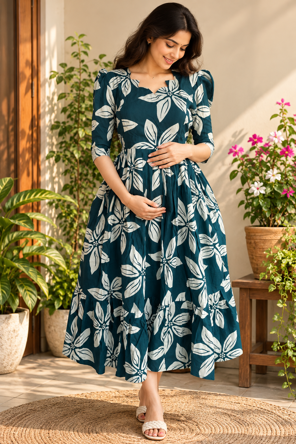 Premium soft  cotton Maternity maxi Budget launch