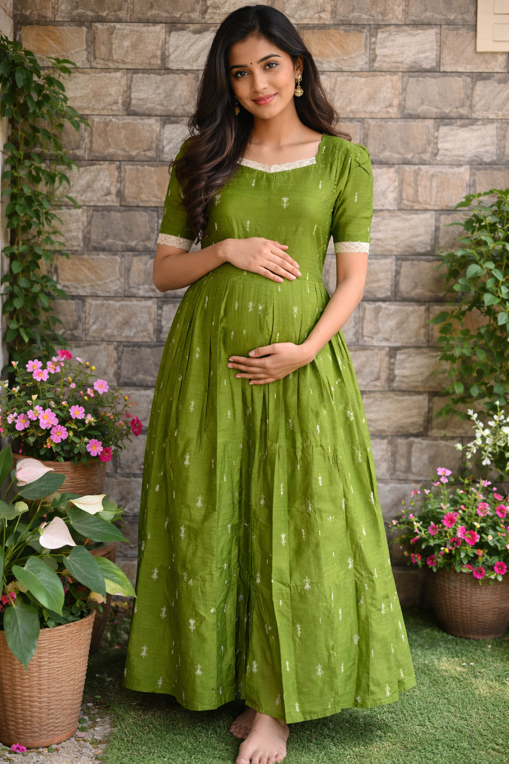Olive Doll Maternity Feeding maxi