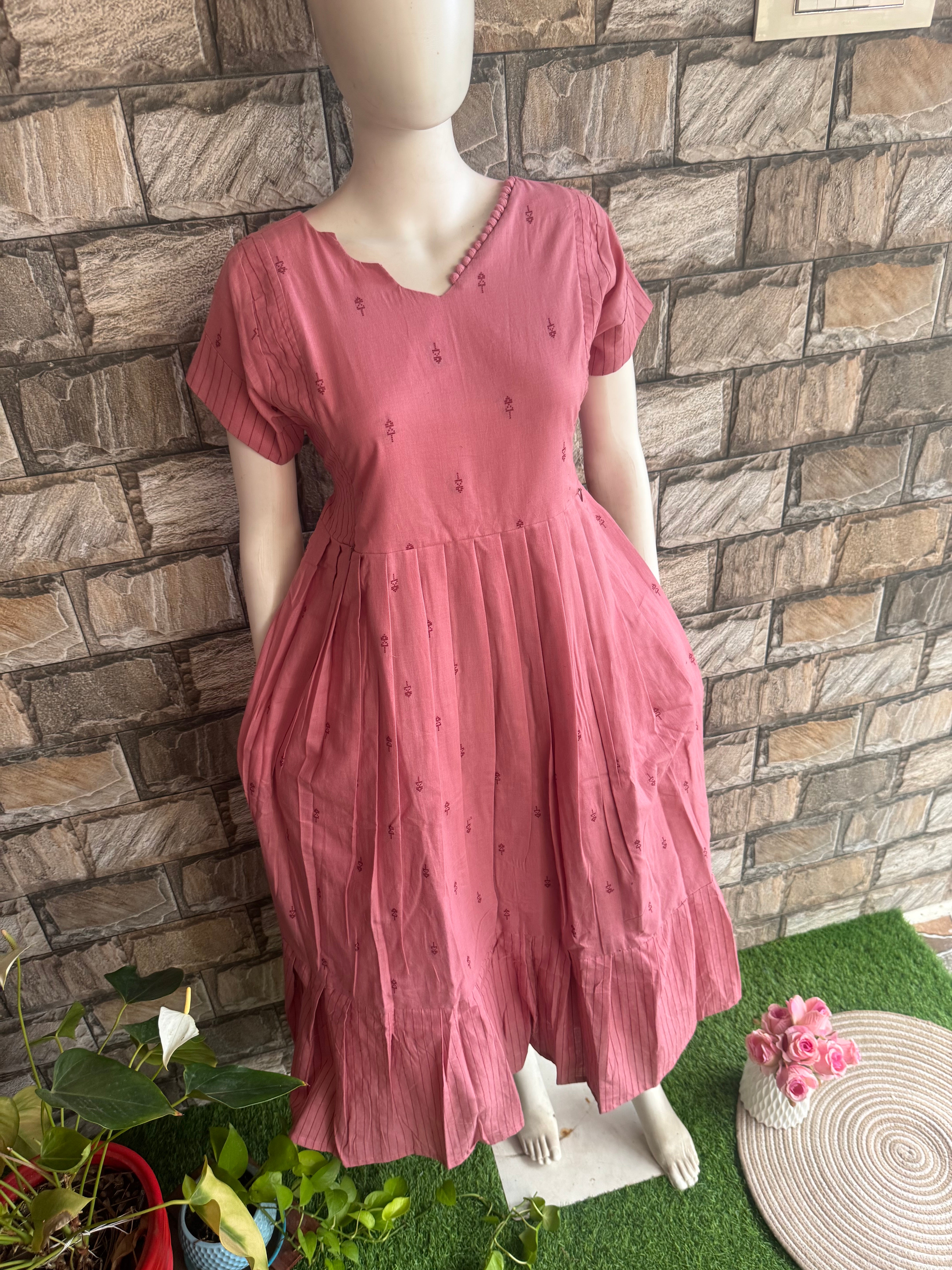 Maternity maxi Handloom cotton Best price Onion peel