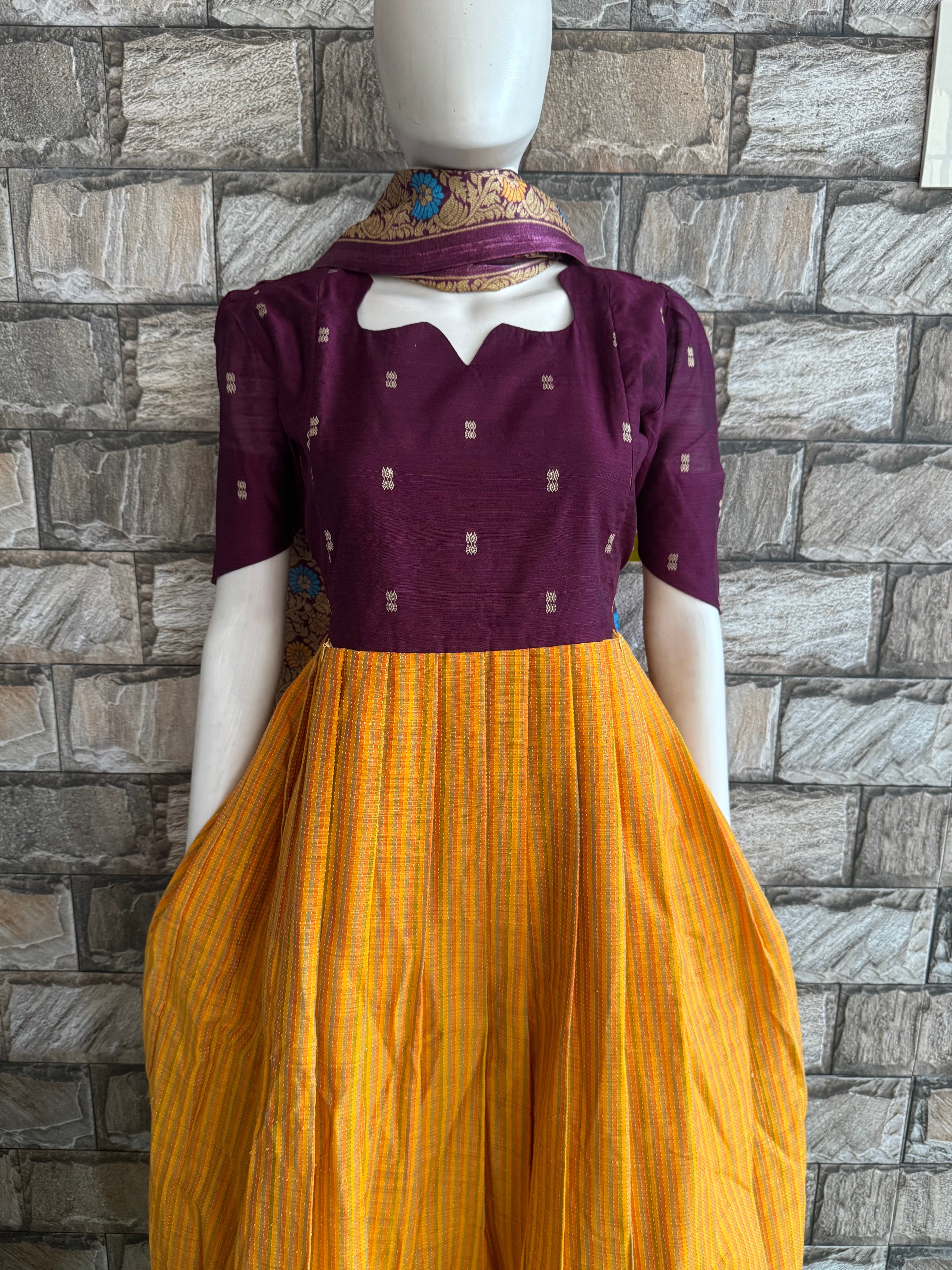 Pretty mix and match Maternity maxi