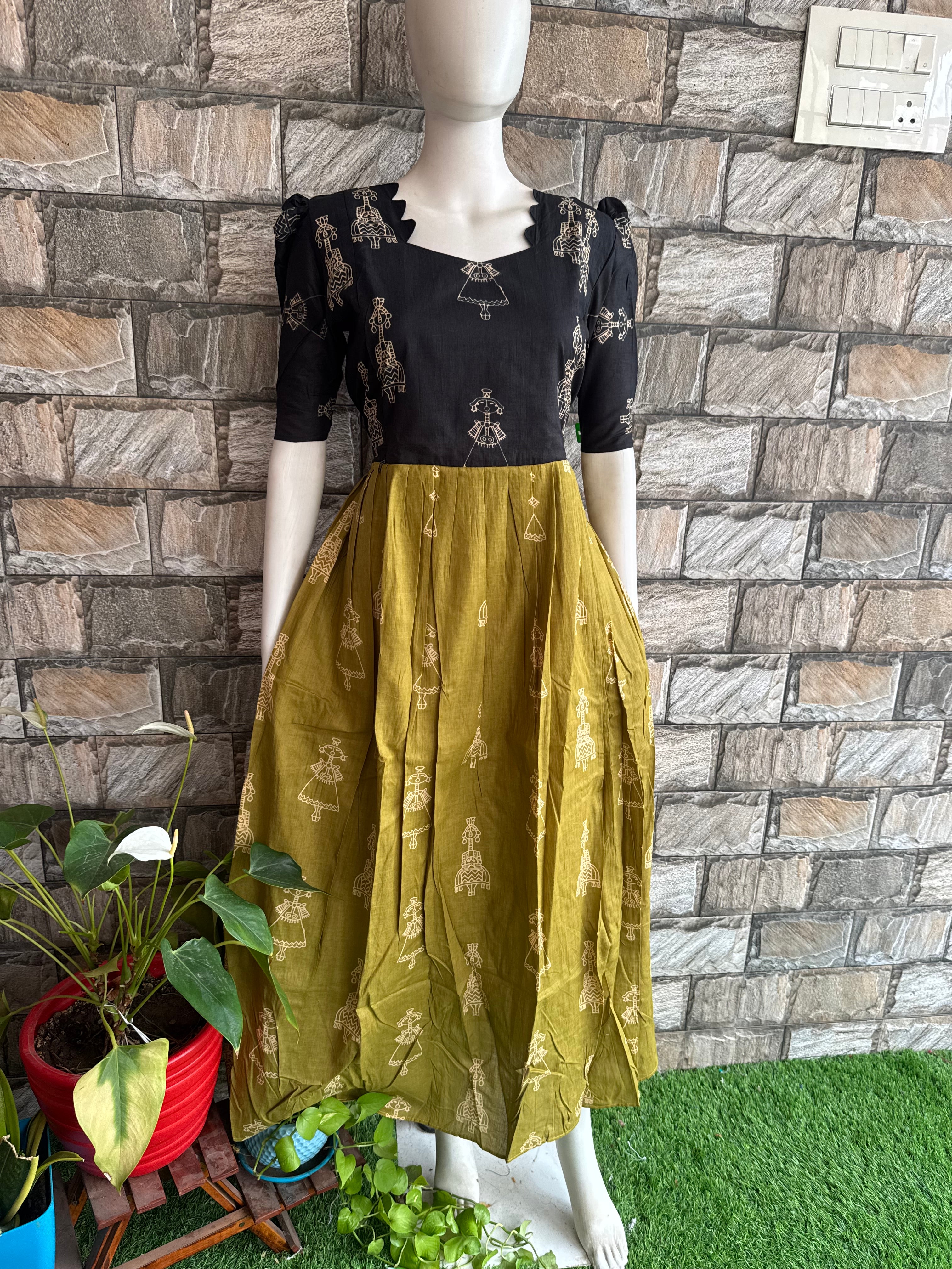 Jhumka soft cotton Maternity maxi