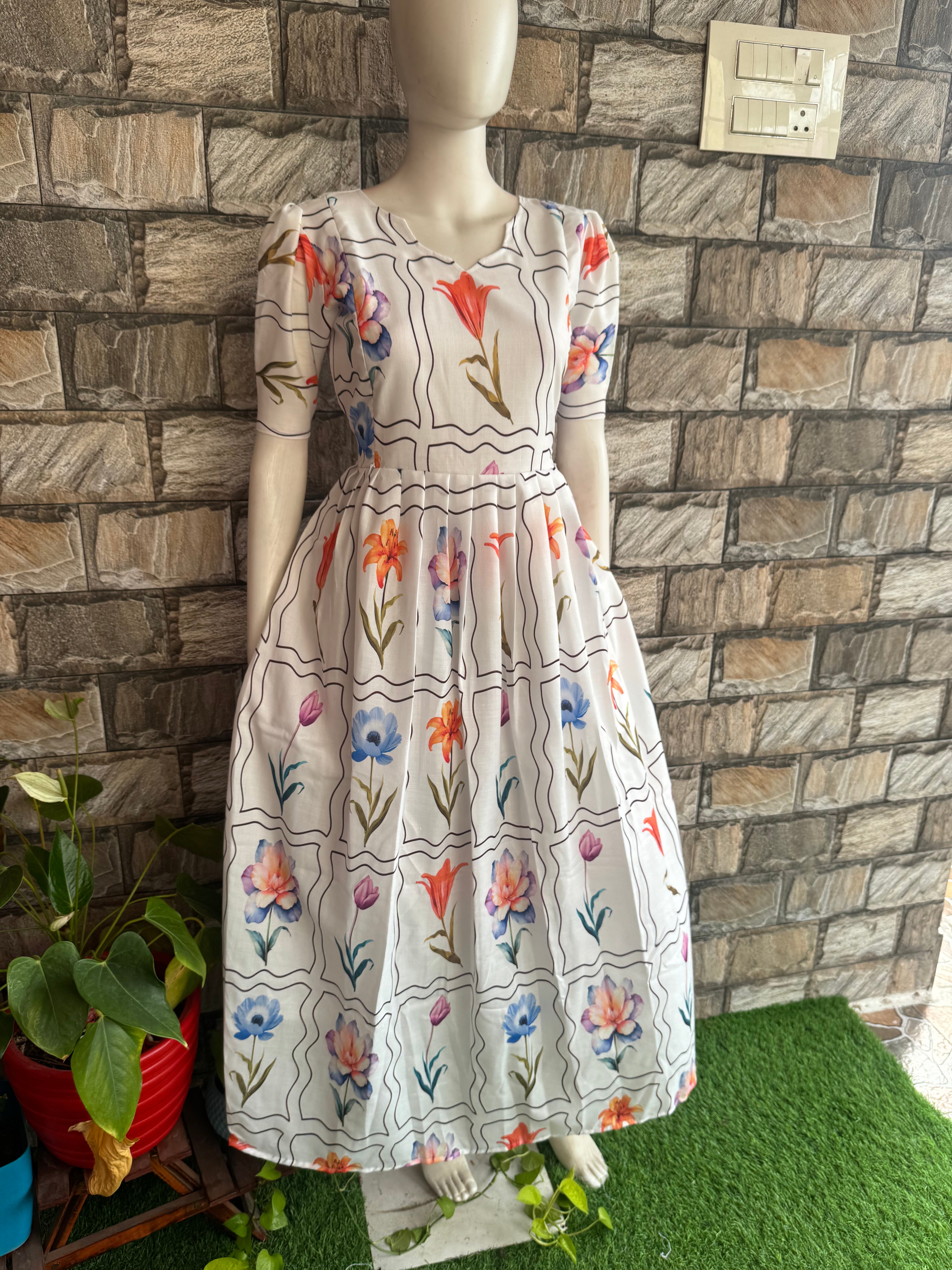 Flex cotton Maternity maxi Full length Maxi