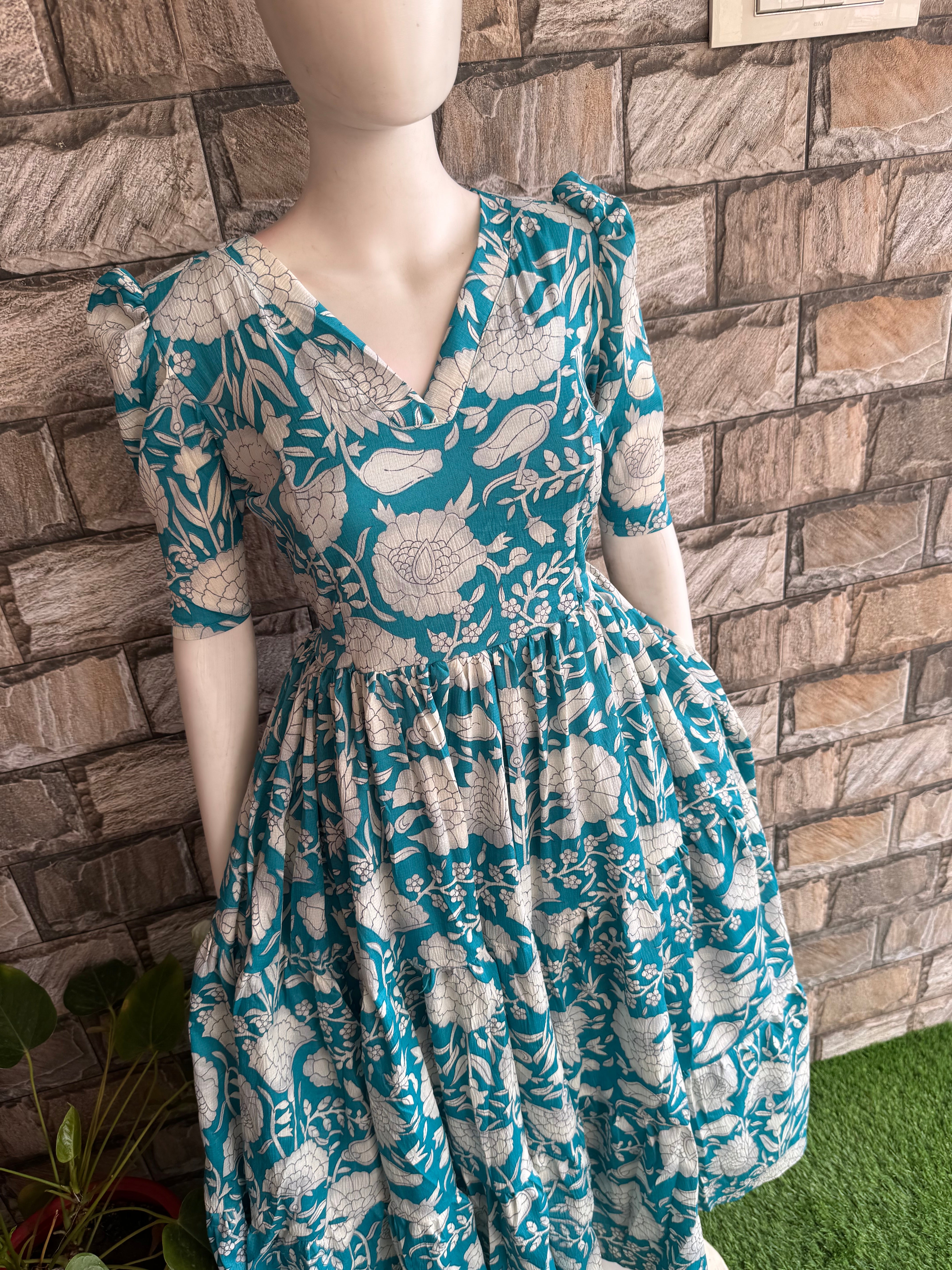 Delta Maternity maxi Dark Rama blue