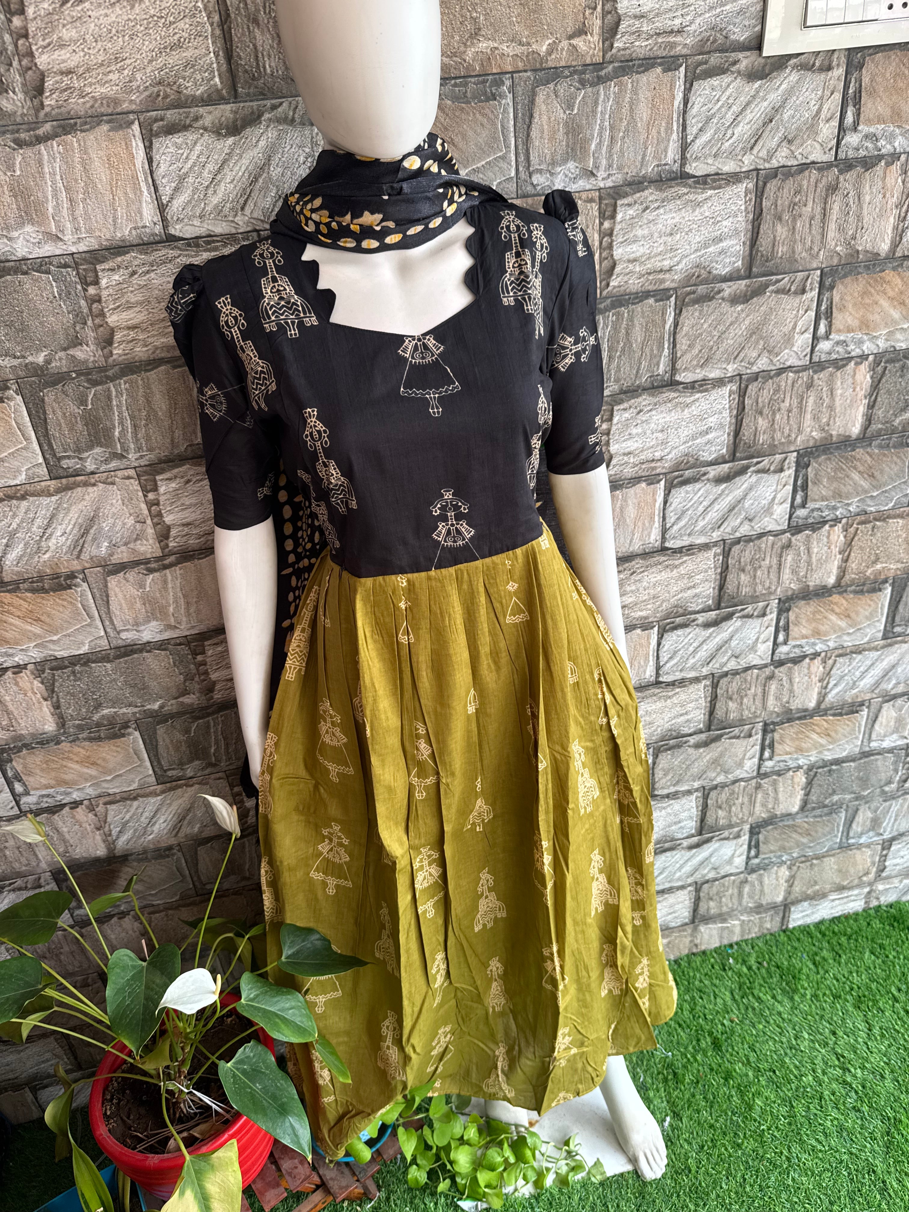 Jhumka soft cotton Maternity maxi