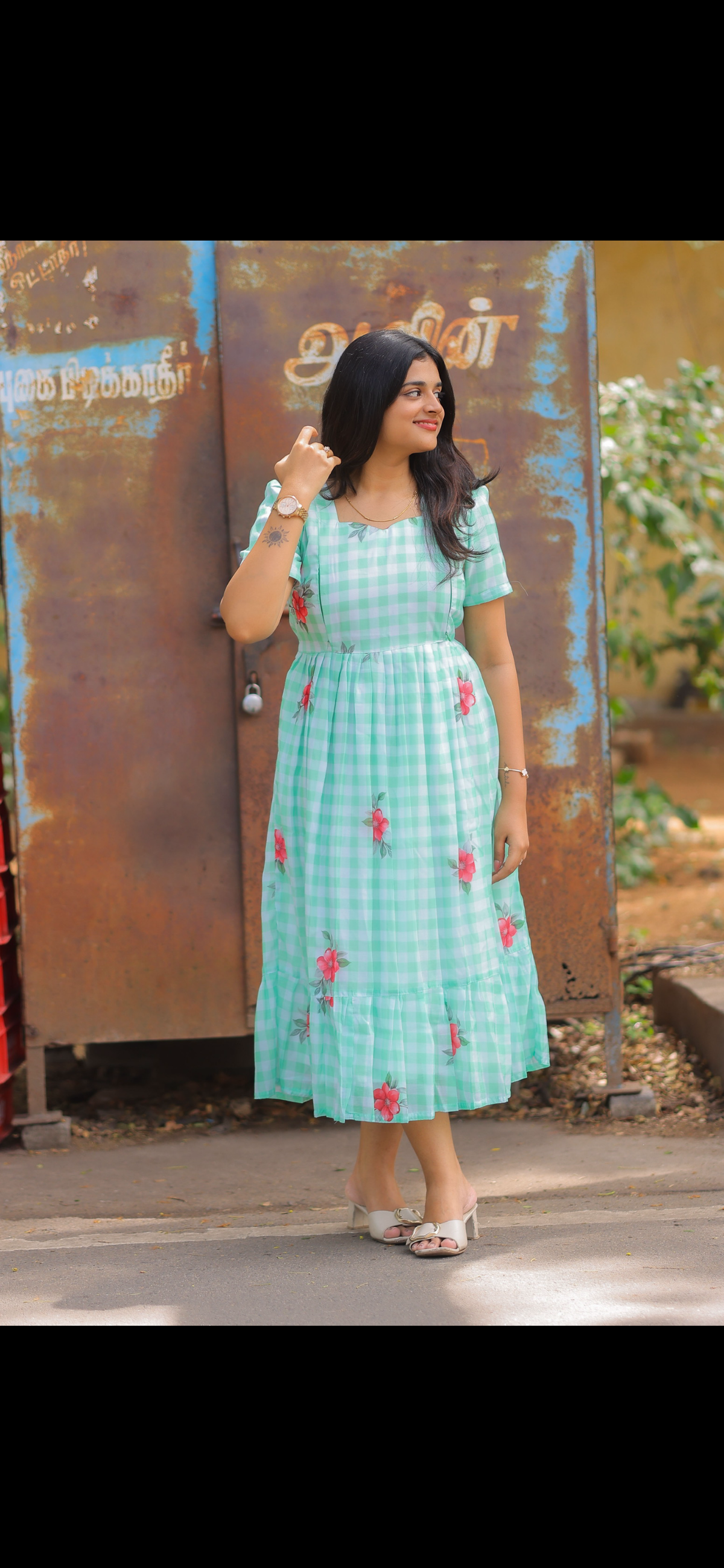 Premium mul Chanderi  cotton Maternity maxi