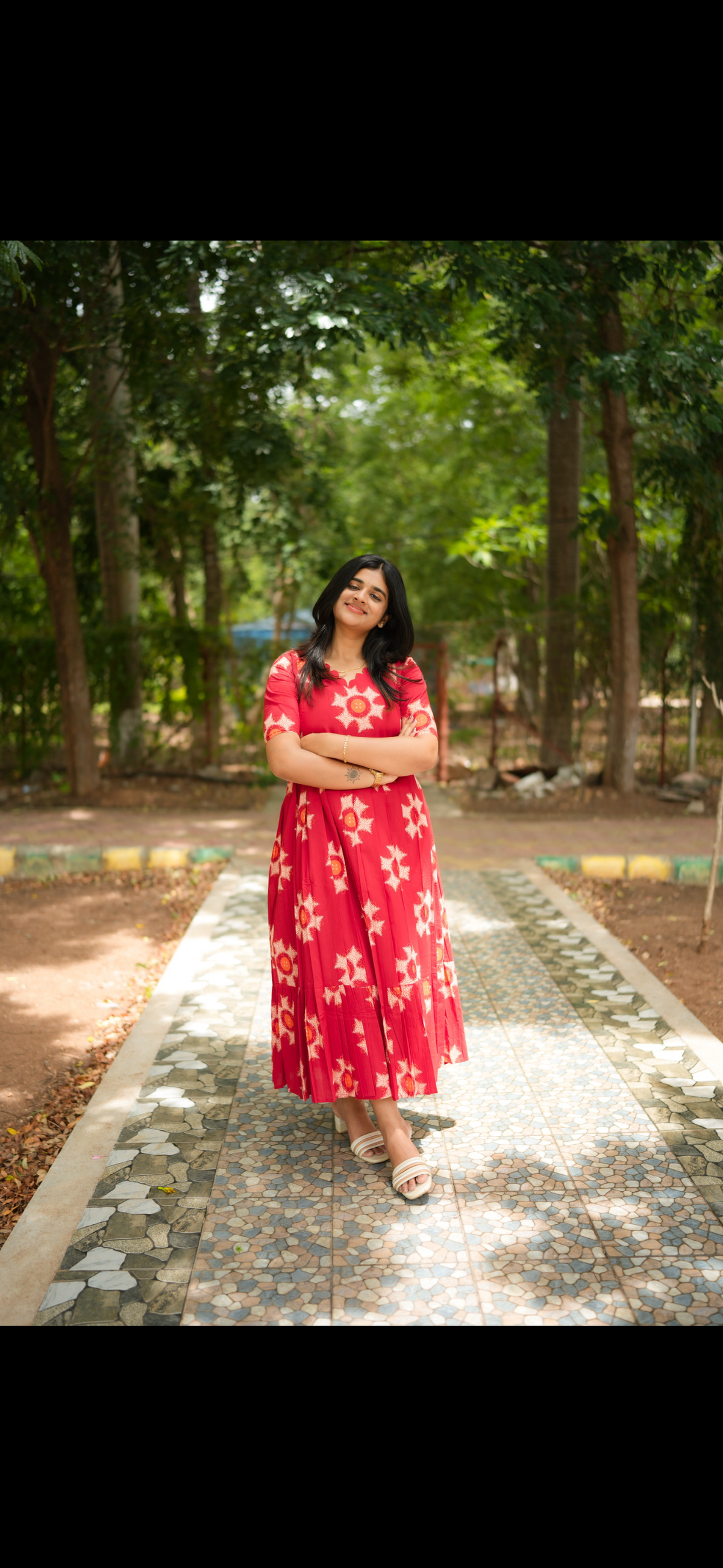 Soft cotton Maternity Feeding Maxi Swastik