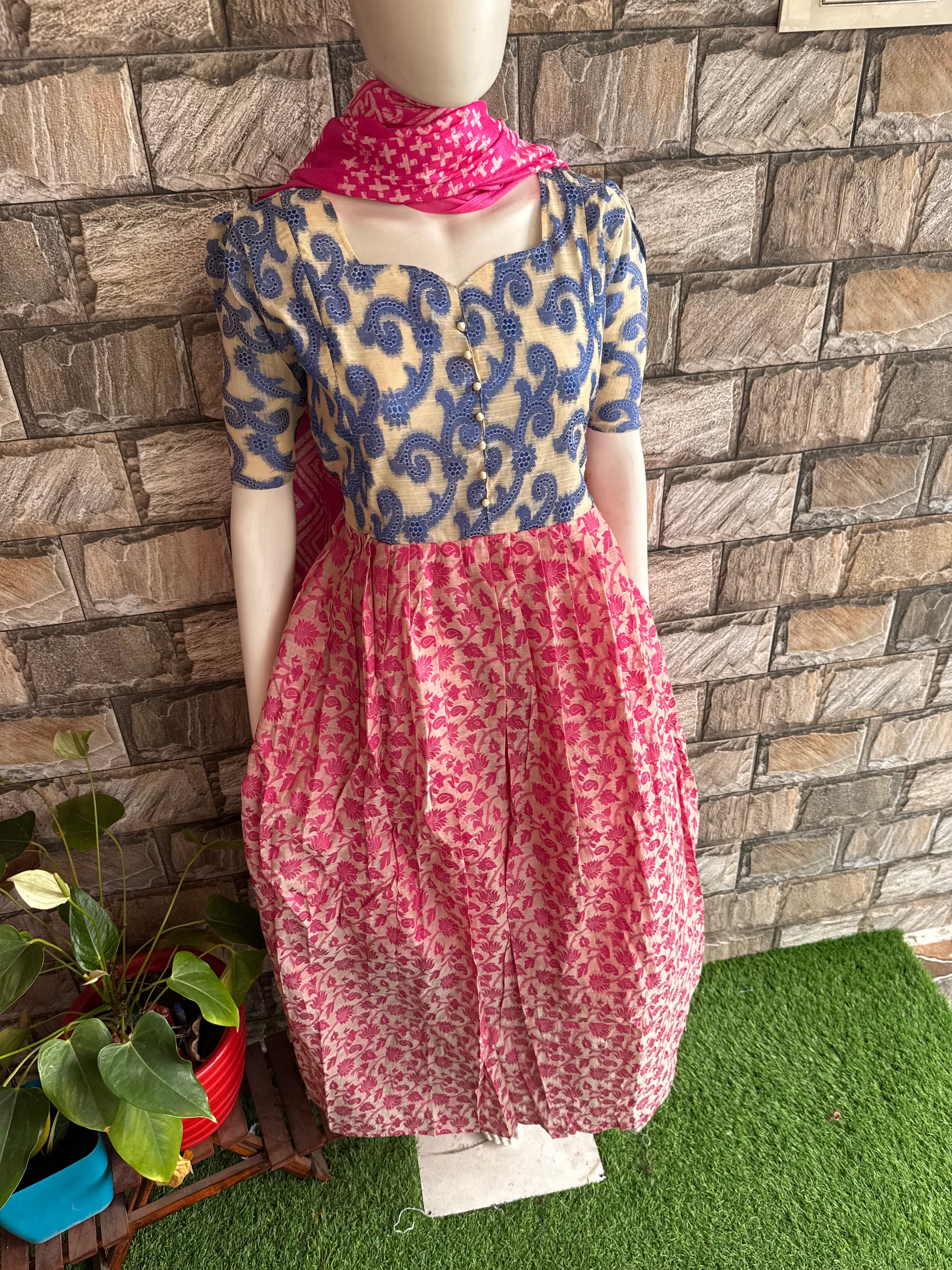 Jacquard design maternity Feedingmaxi