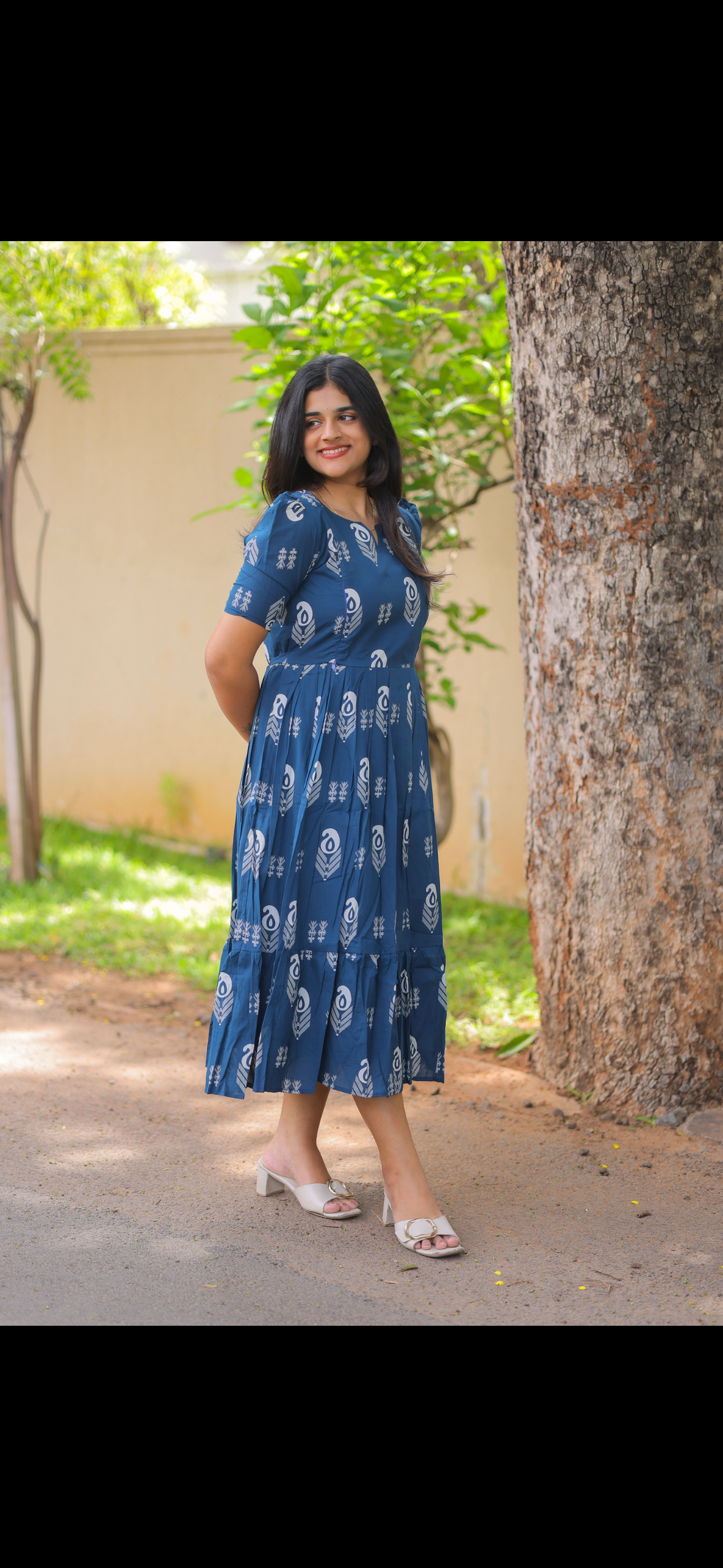 Soft cotton Maternity maxi  - Neelima