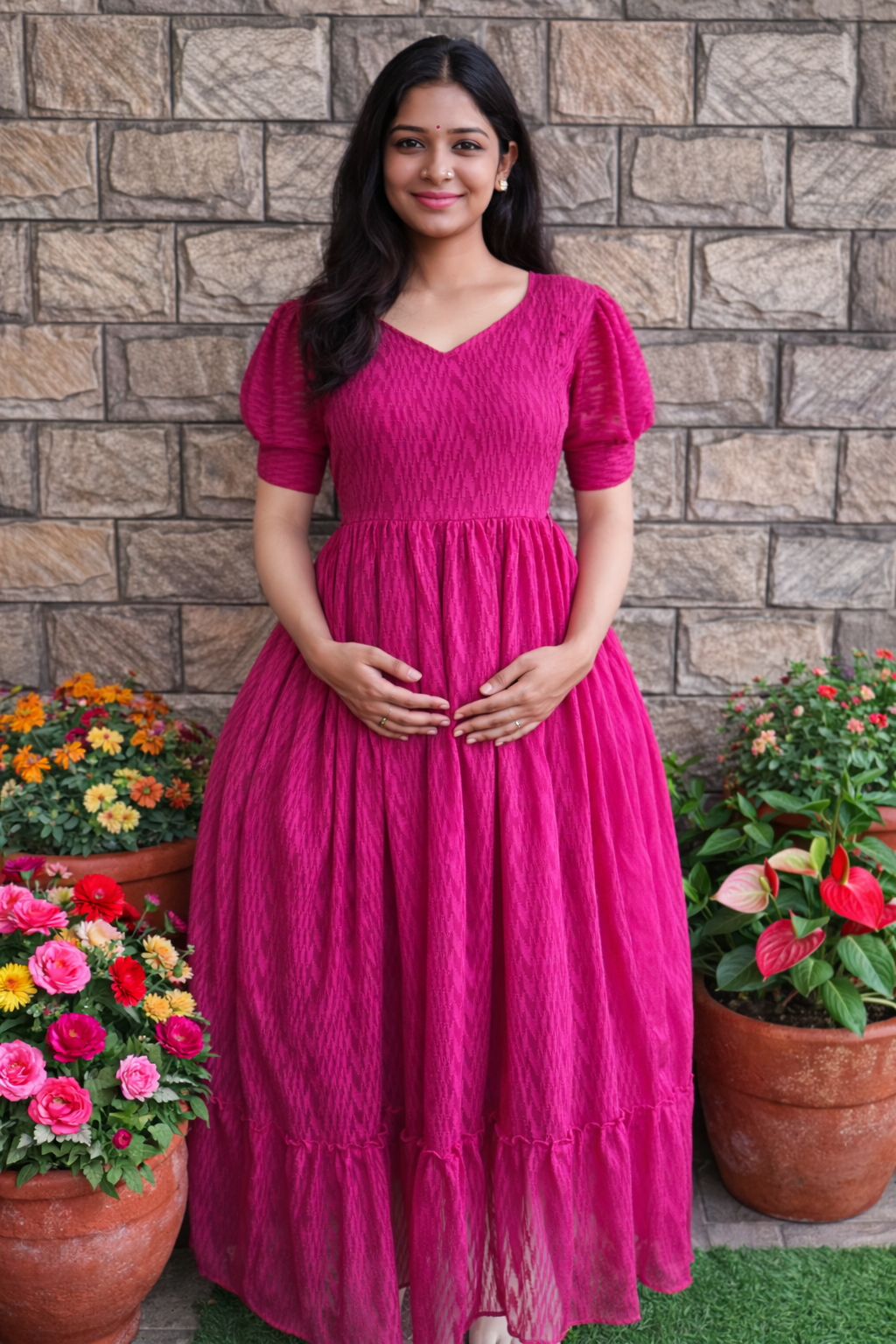 Sugar Candy Maternity maxi