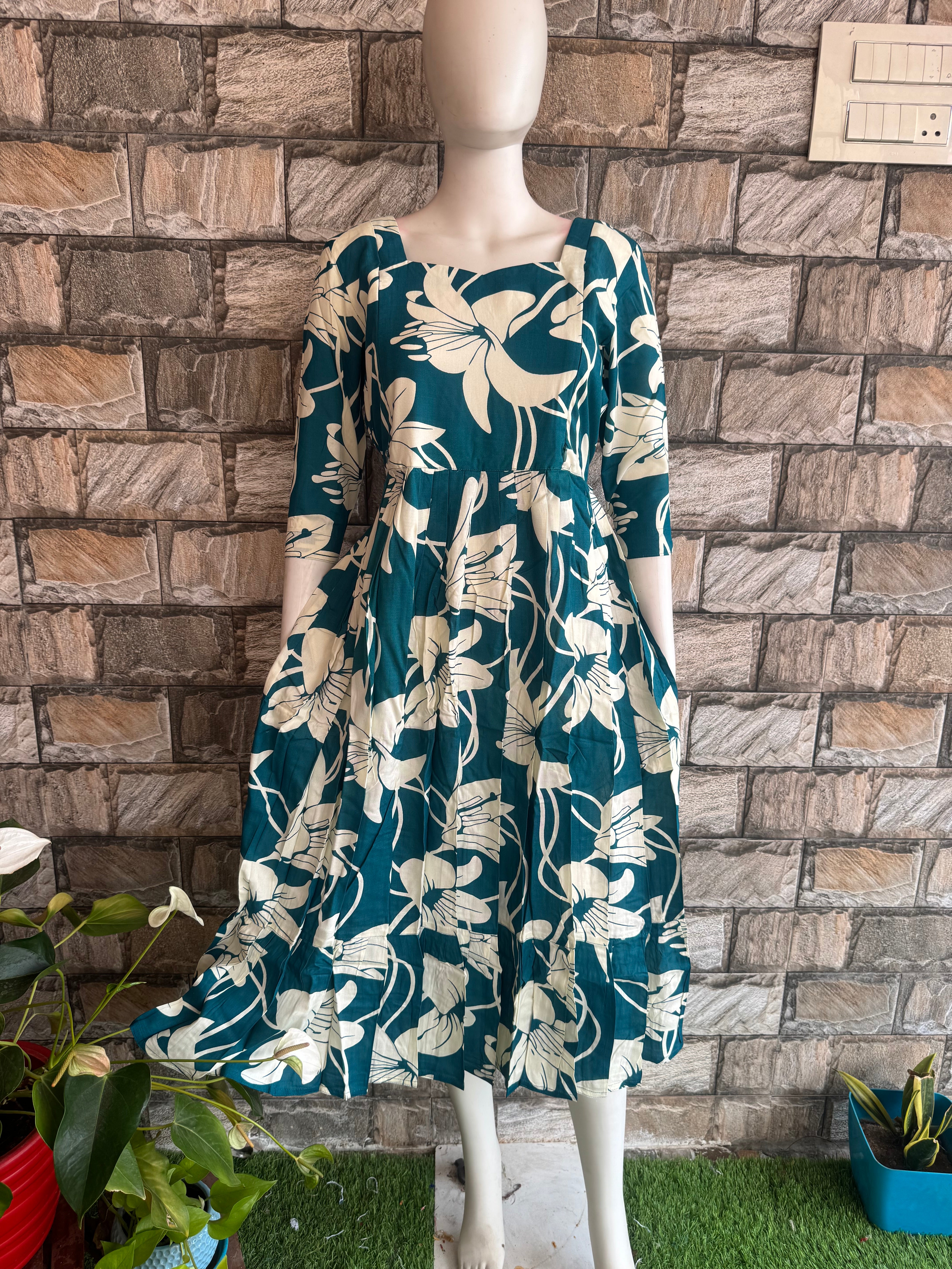 Rama Green summer Maternity Maxi