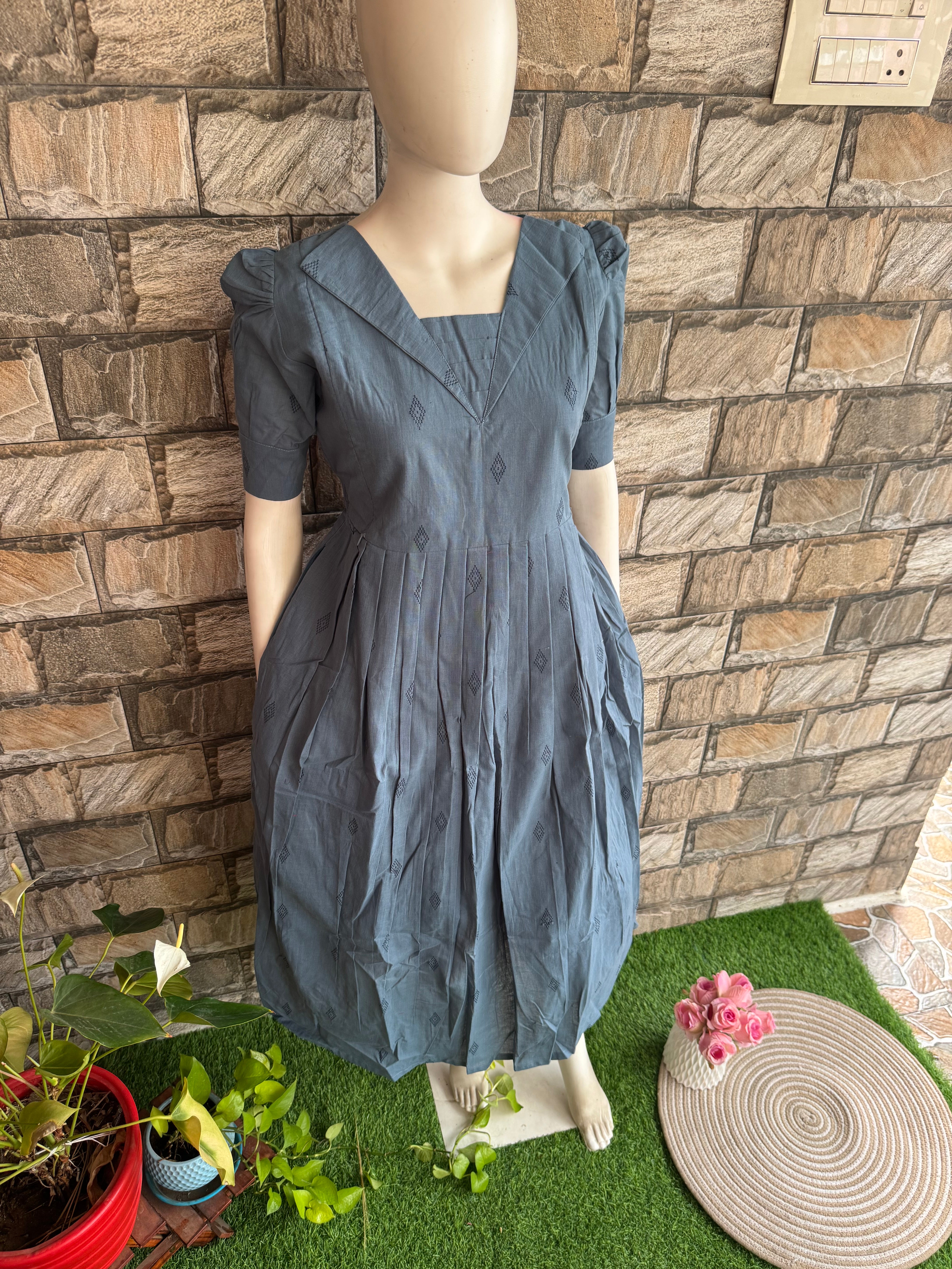 Maternity maxi Handloom cotton Best price Ash Grey