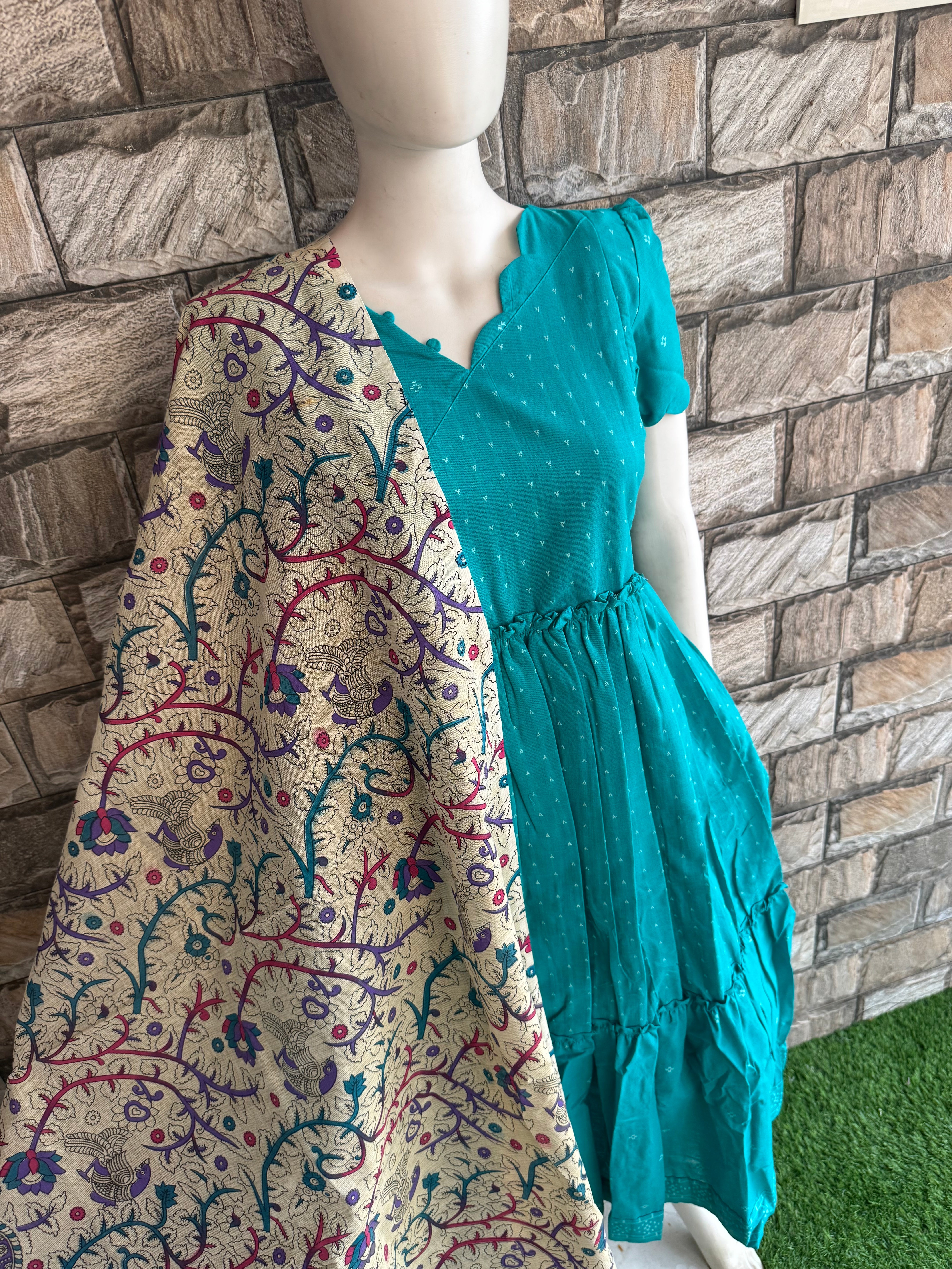 Madhubani Kalamkari Dupatta