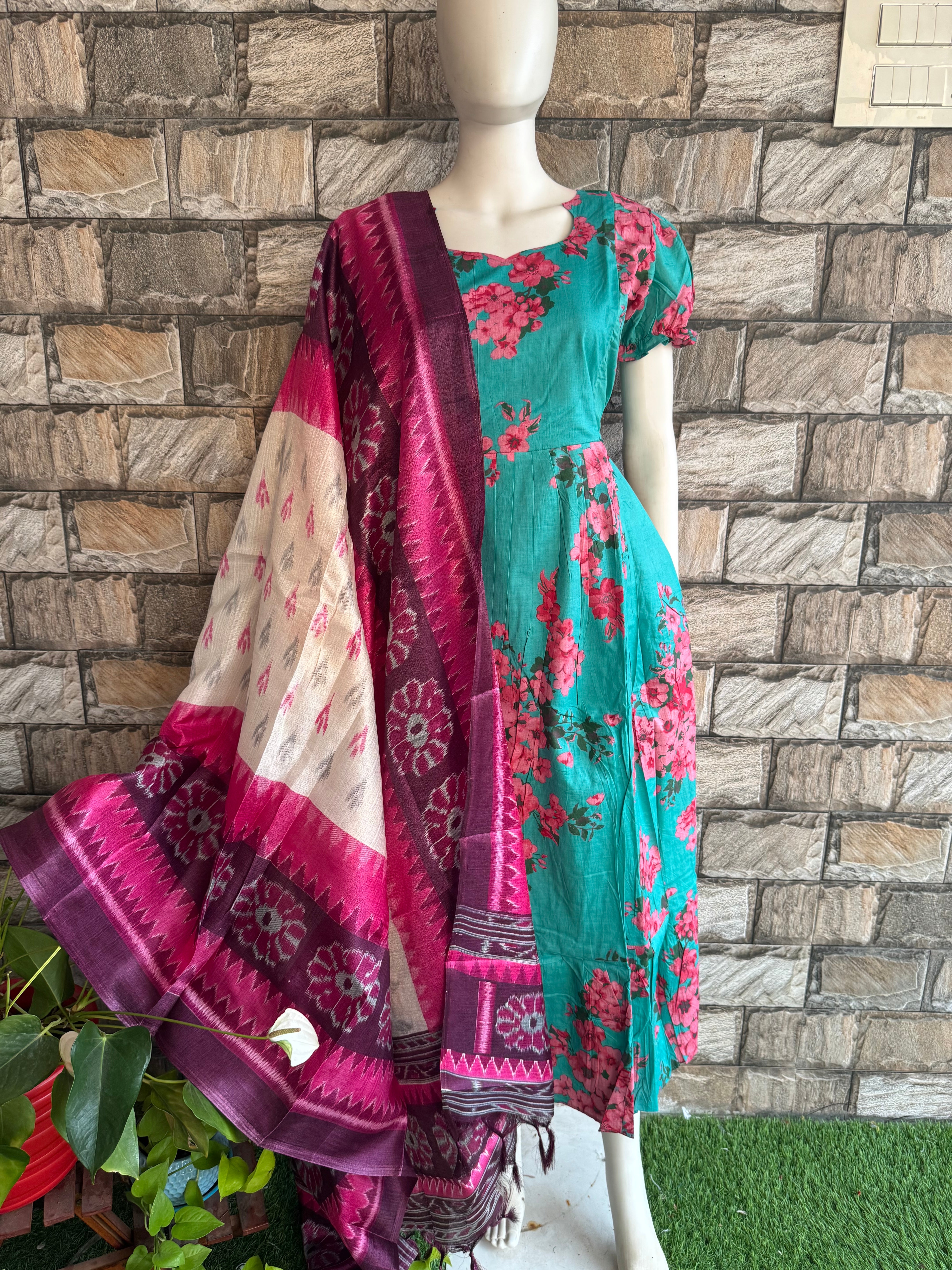 Elegant poly khadhi dupatta