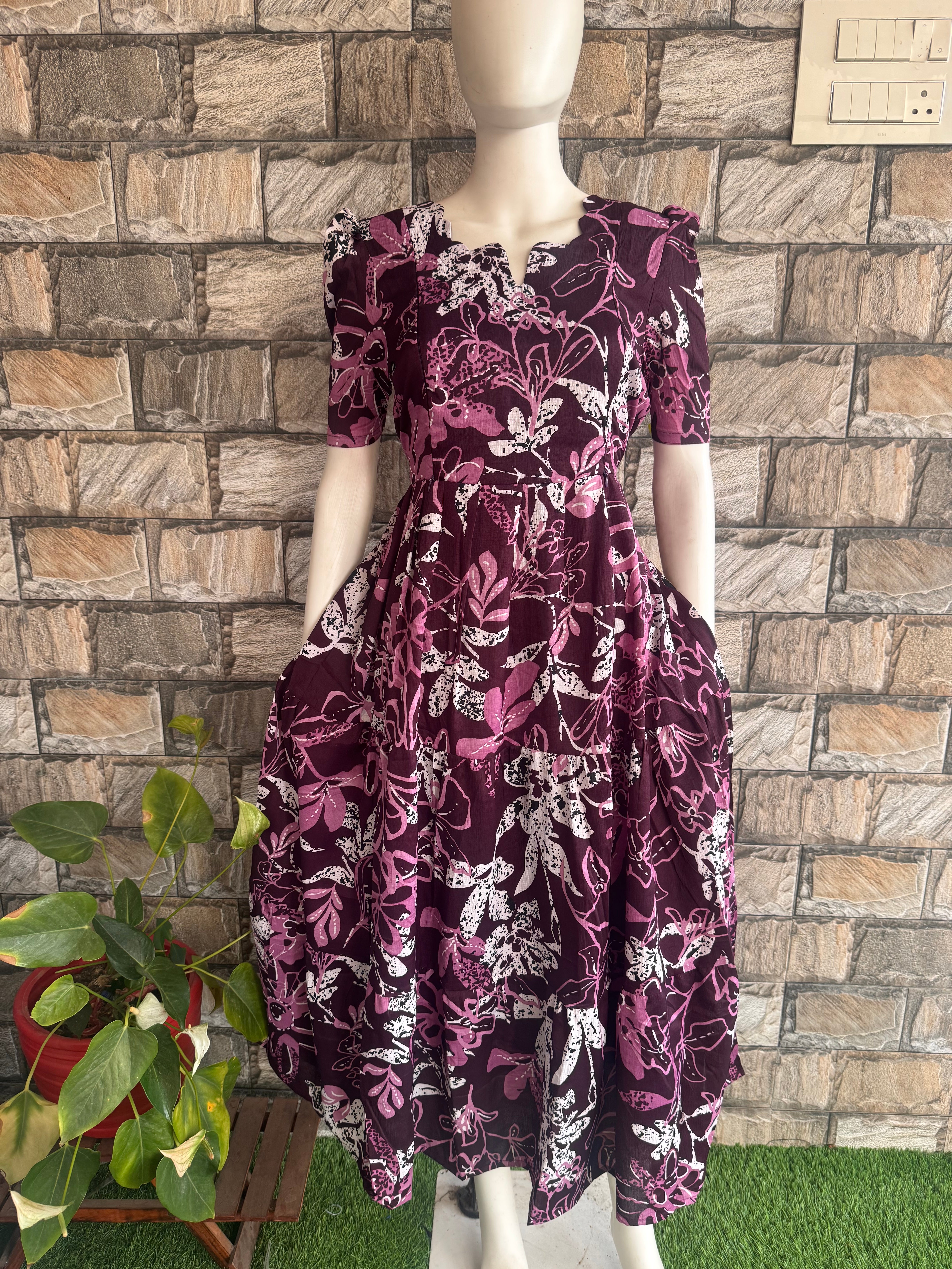 Delta Maternity maxi  wine shade