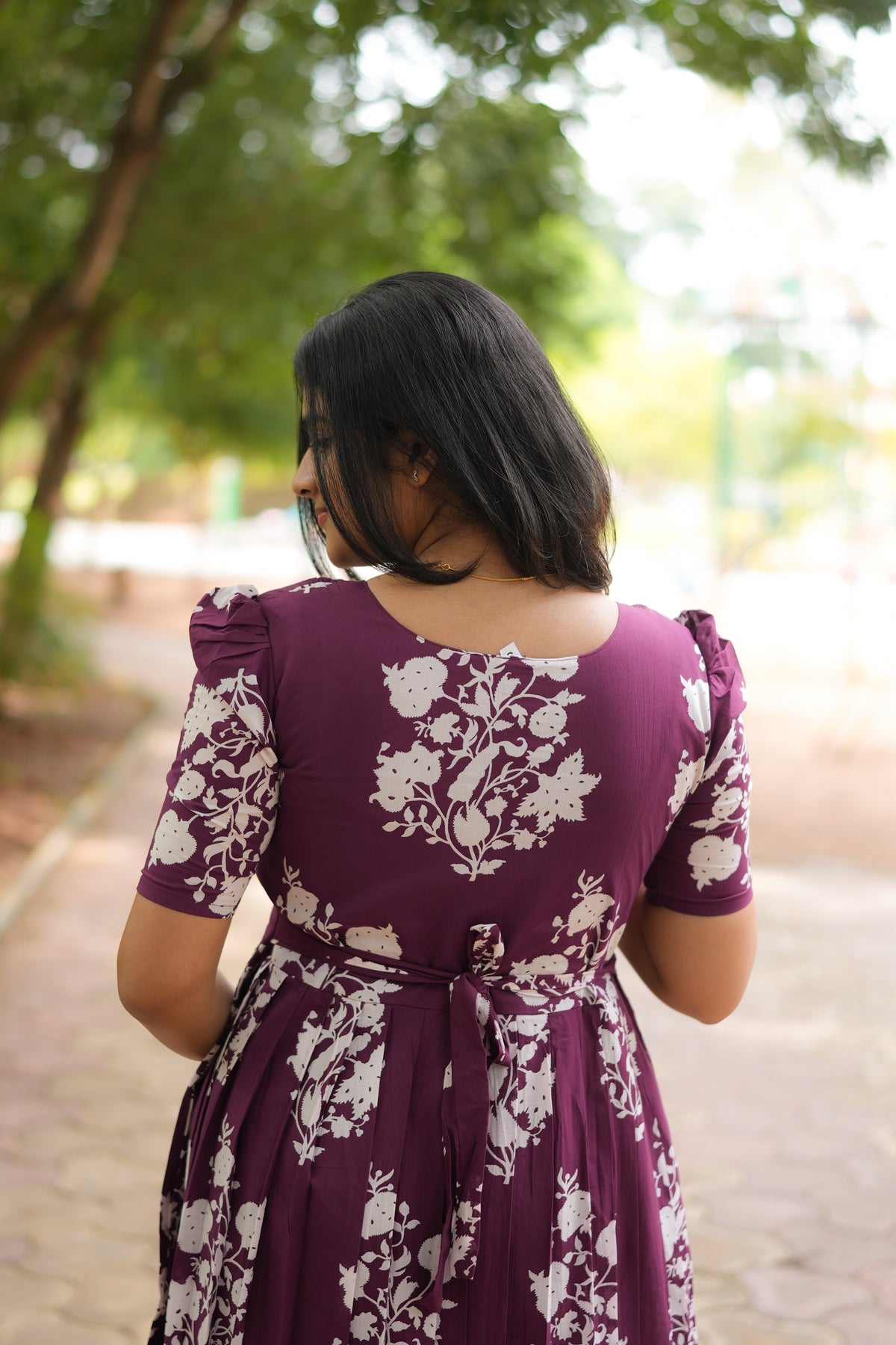 Soft cotton Maternity Feeding Maxi Pretty