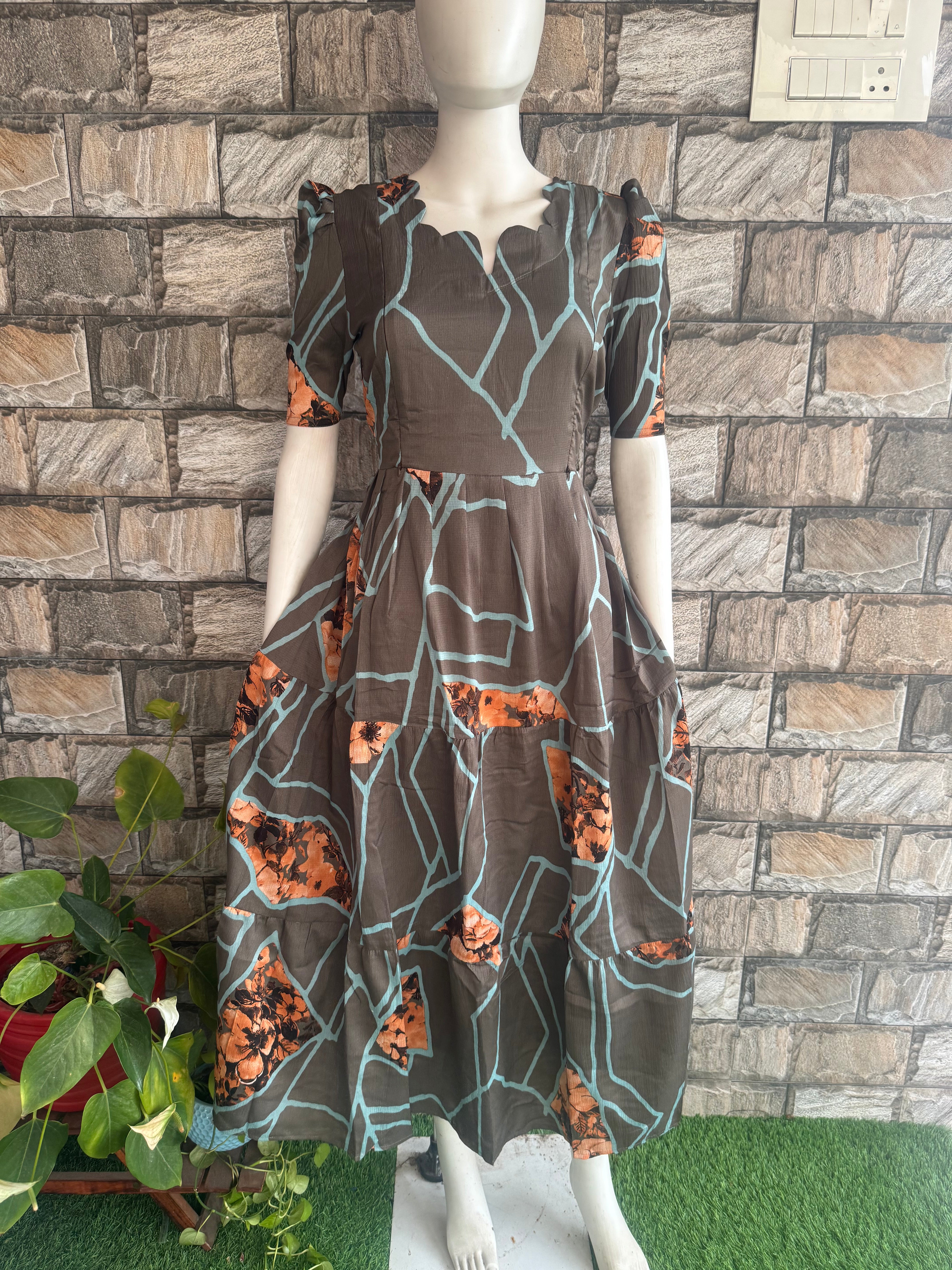 Delta Maternity Feeding maxi  Grey shade