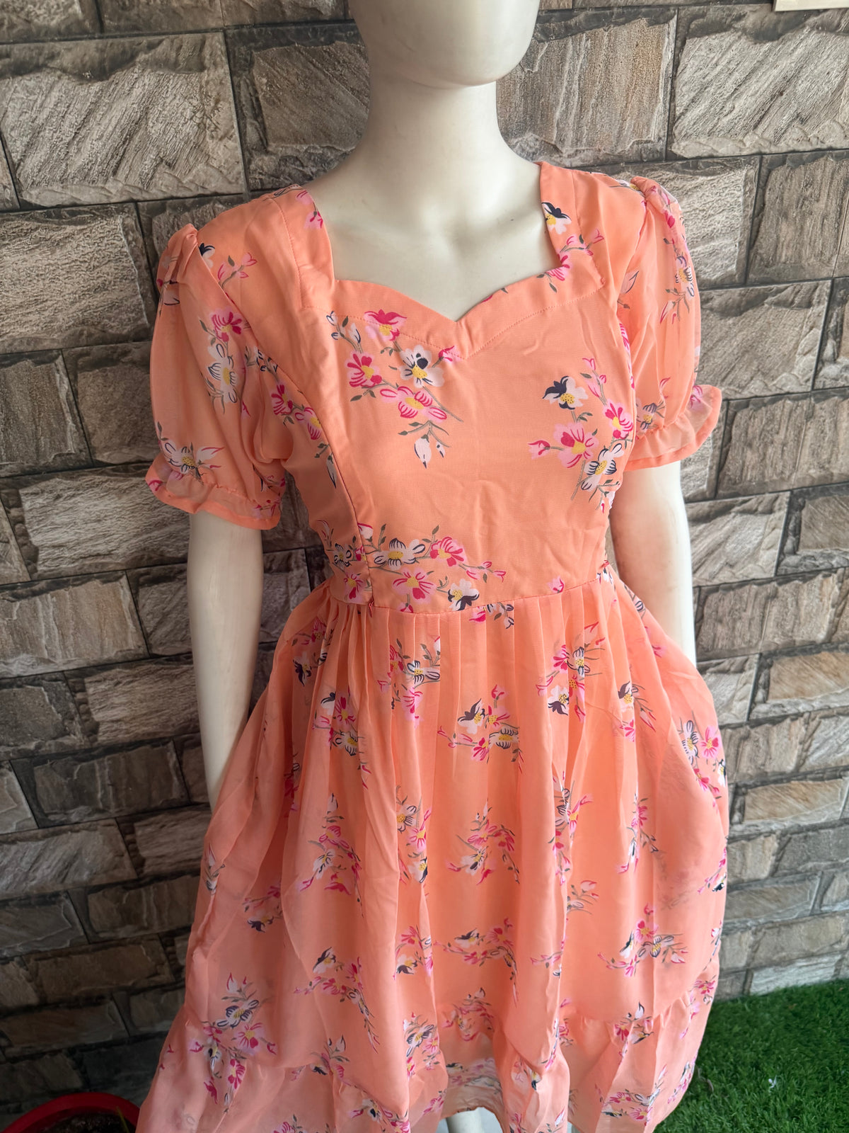 Georgette Maternity Feeding maxi