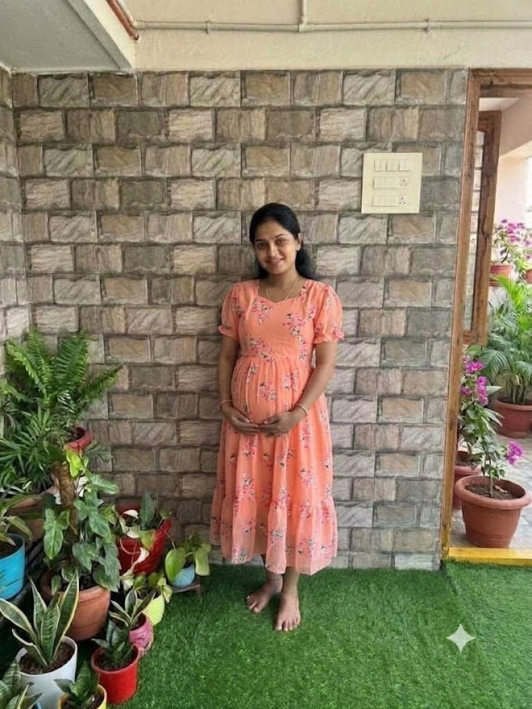 Georgette Maternity Feeding maxi