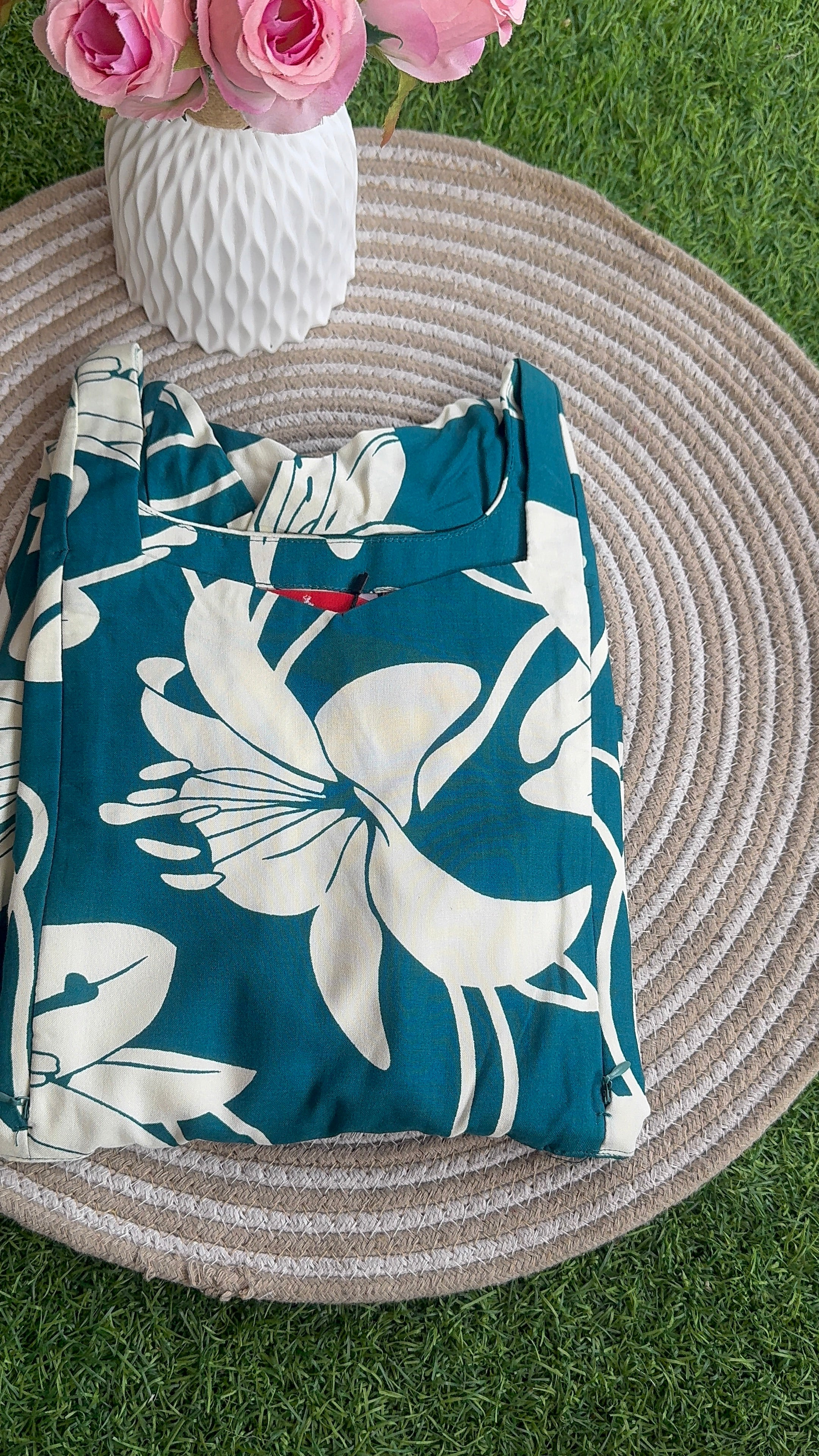 Rama Green summer Maternity Maxi