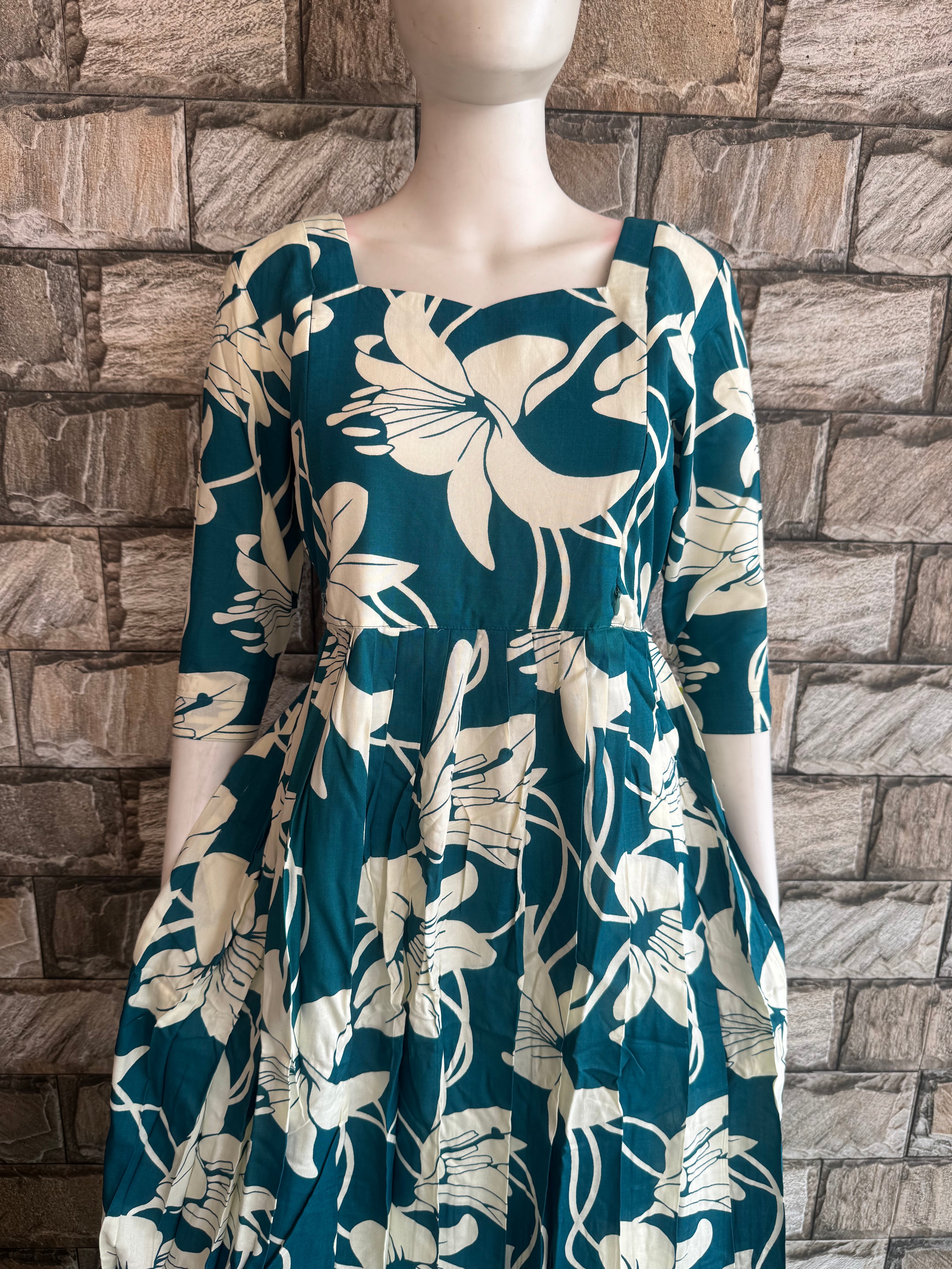 Rama Green summer Maternity Maxi