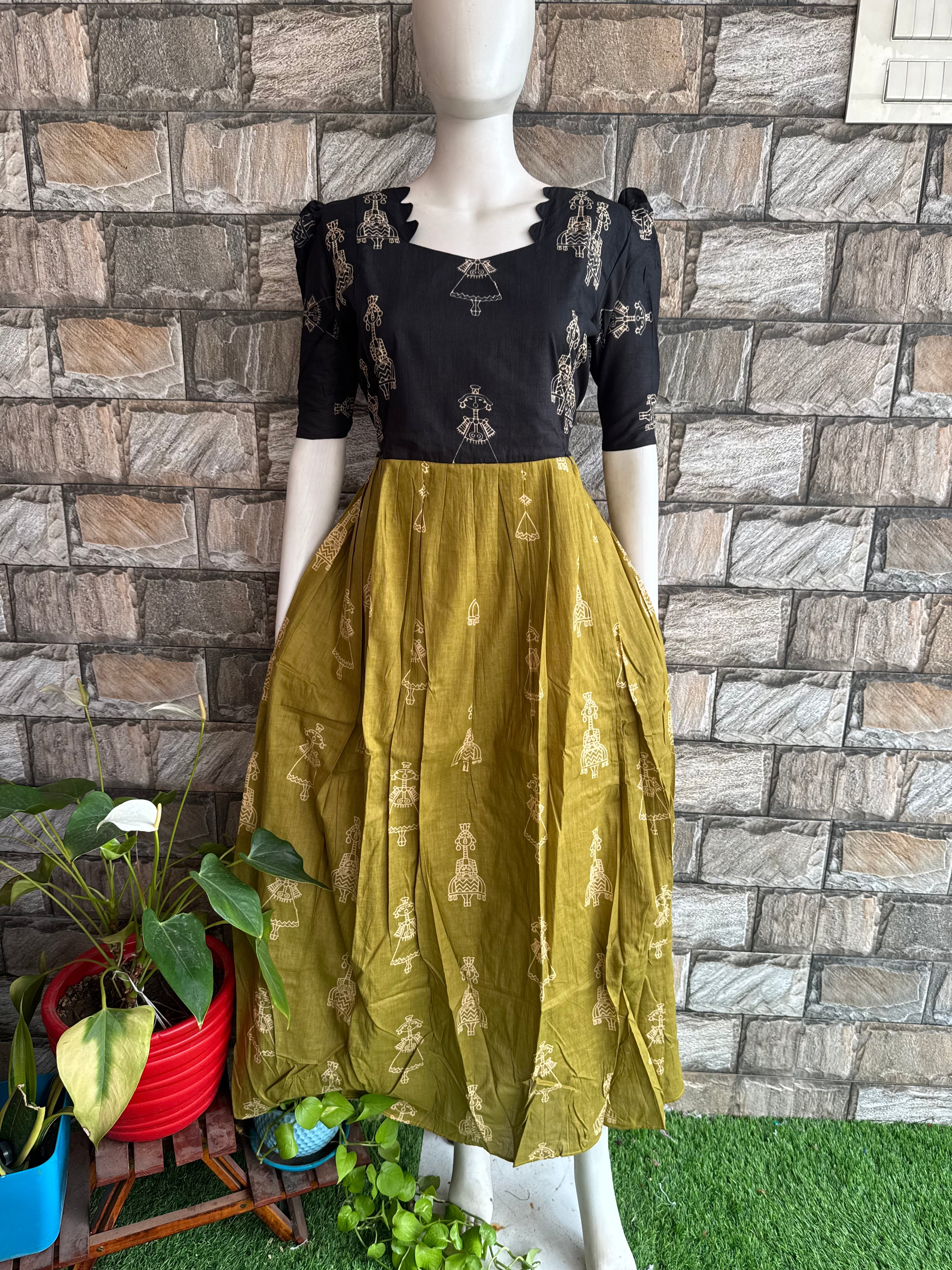 Jhumka soft cotton Maternity maxi