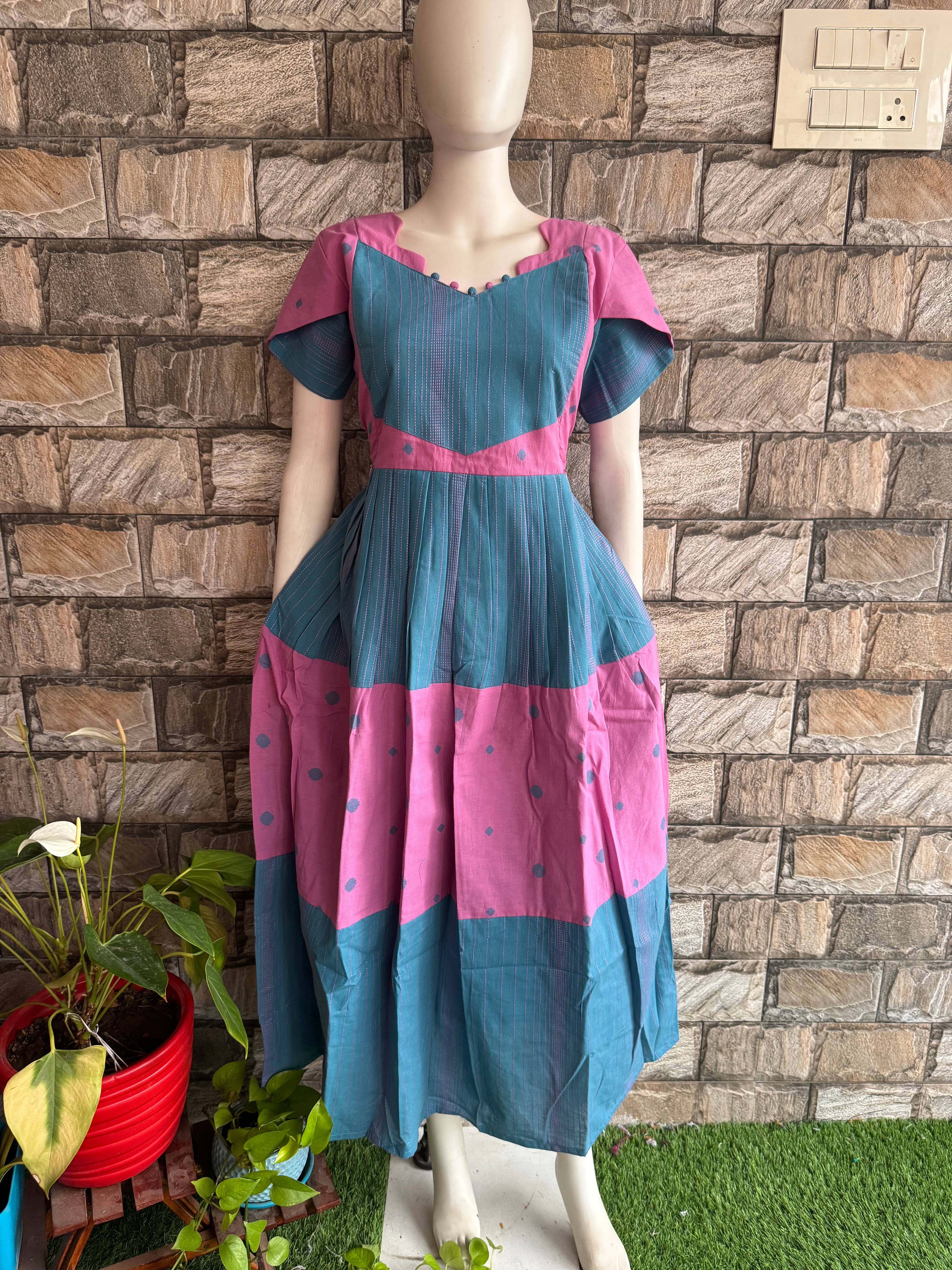 Maternity maxi Handloom cotton