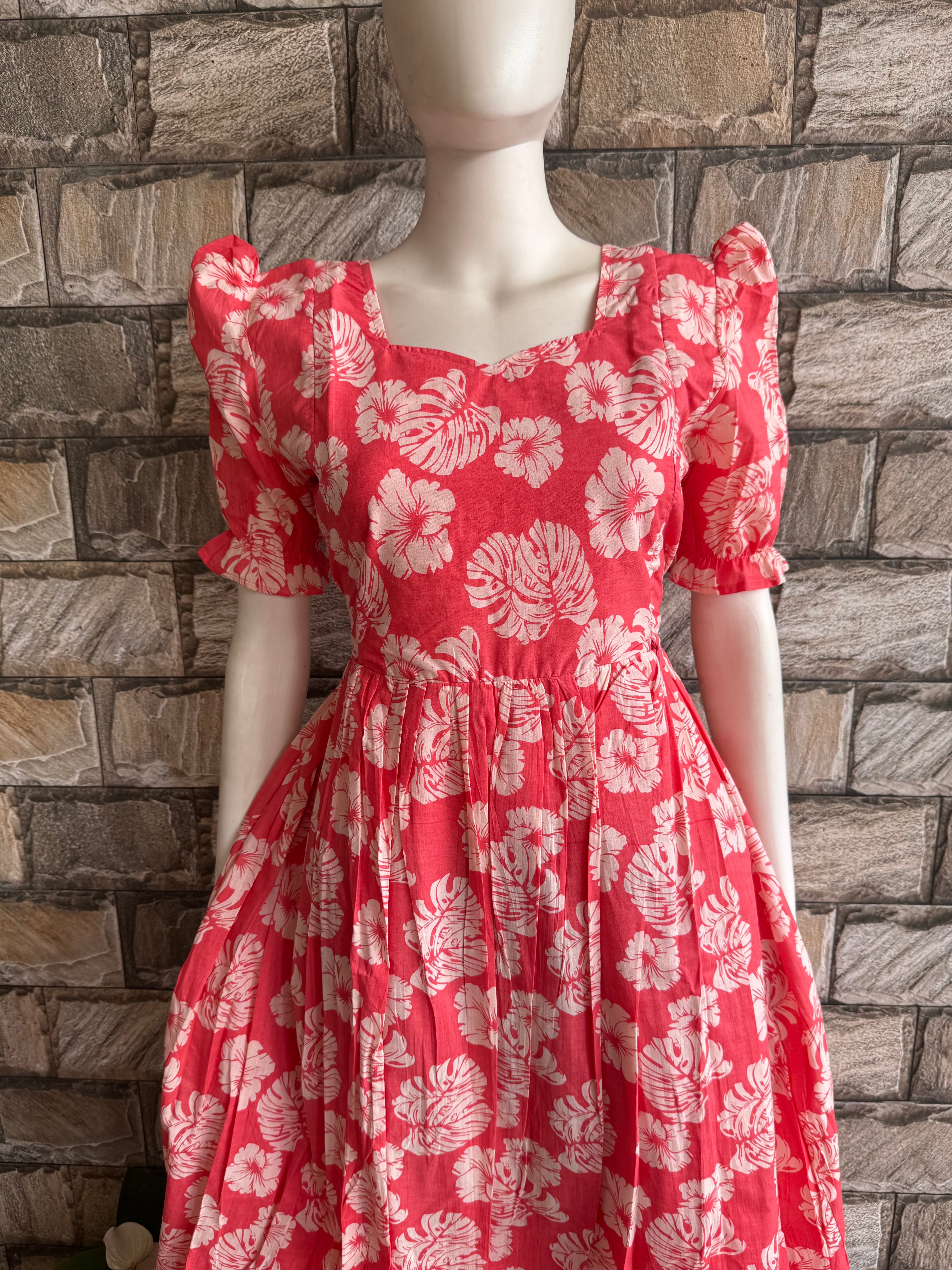 Peach mul soft cotton Maternity wear