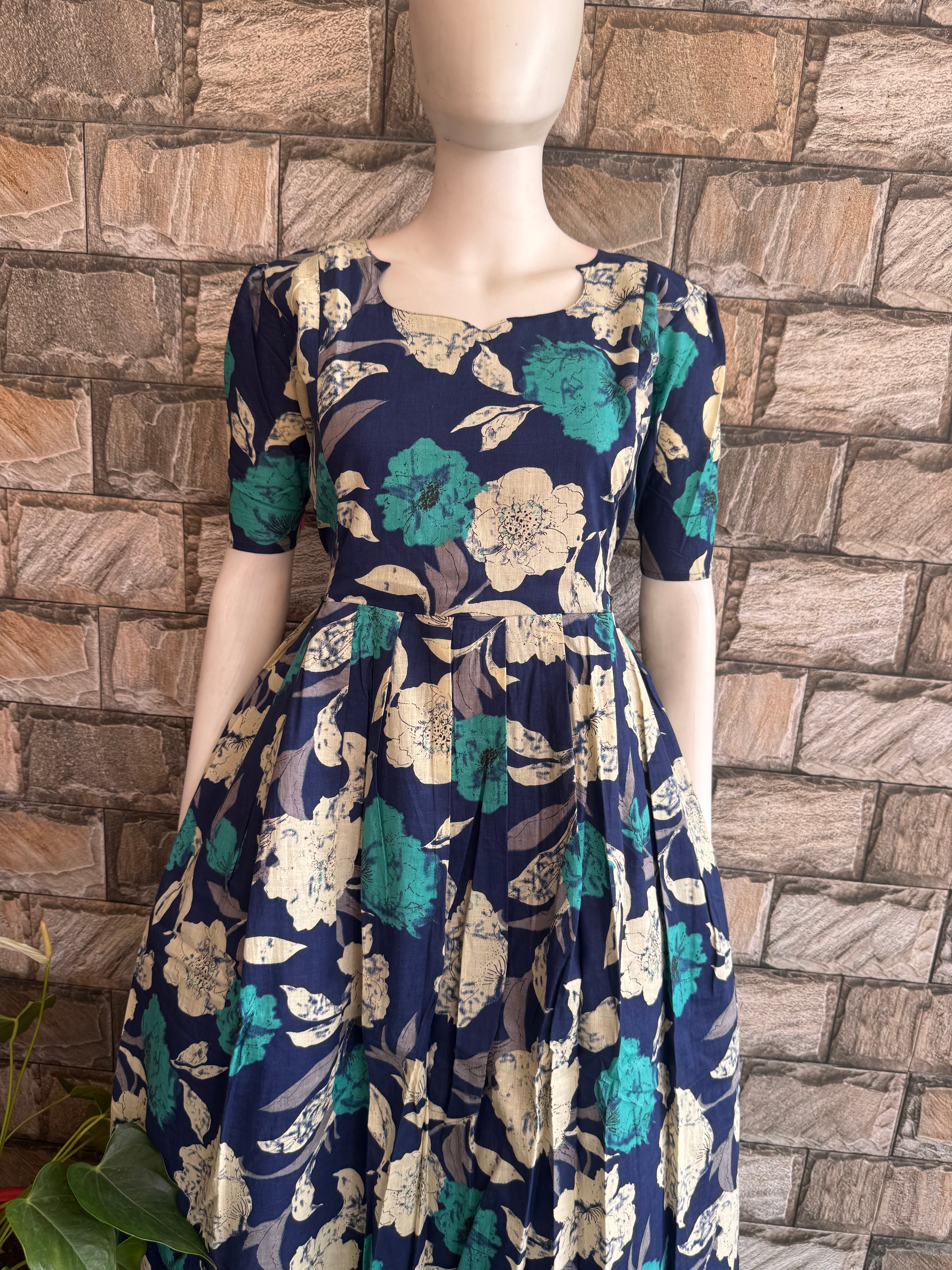 Royal  soft cotton Maternity maxi