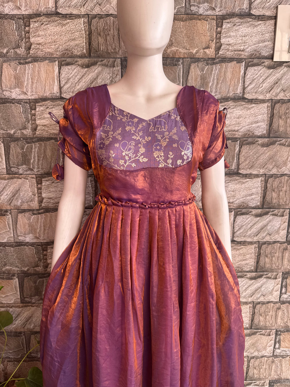 Jimmicho shining Georgette Maternity Feeding maxi