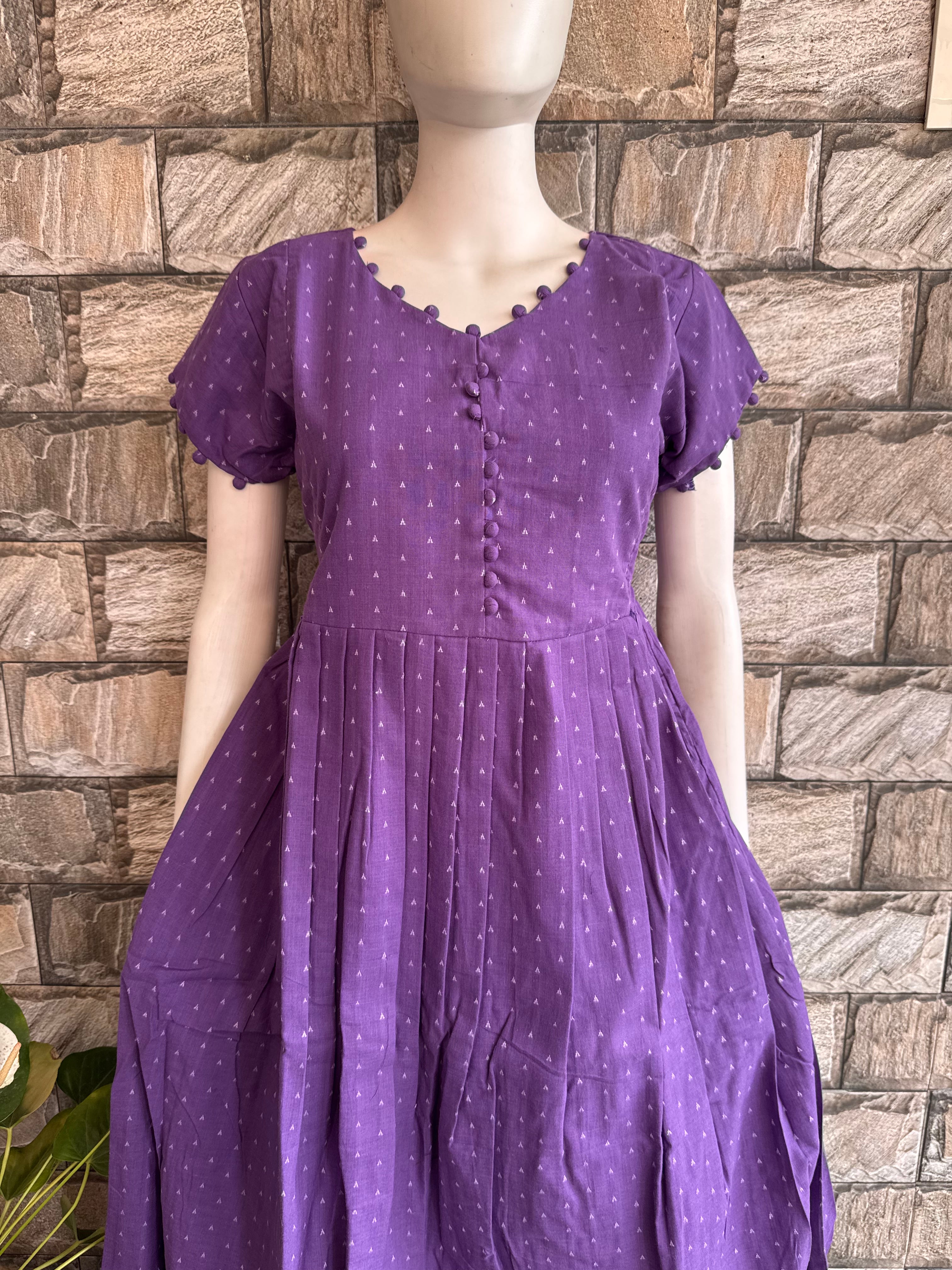 Handloom Cotton Maternity maxi