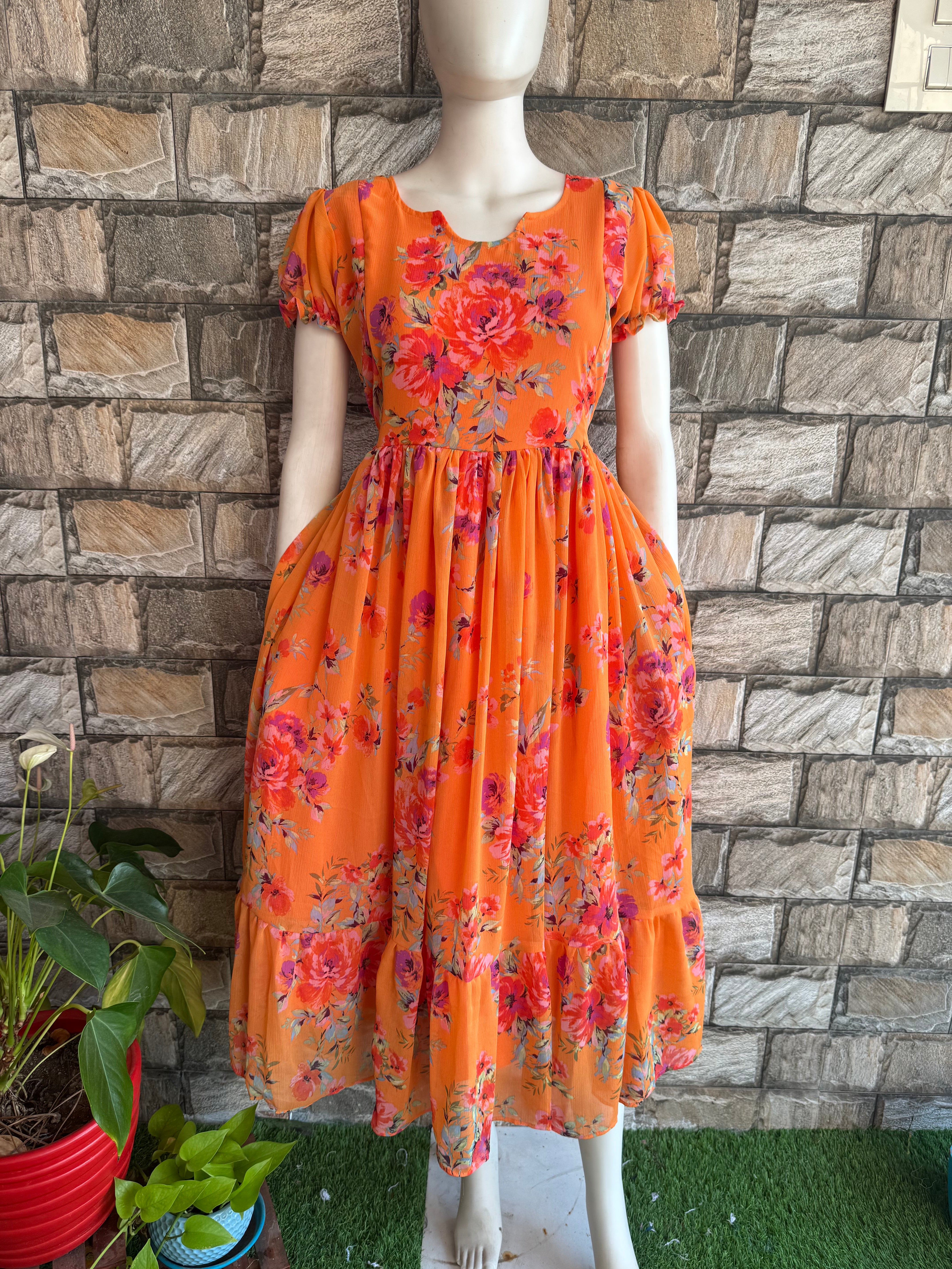 Fanta crush Maternity maxi