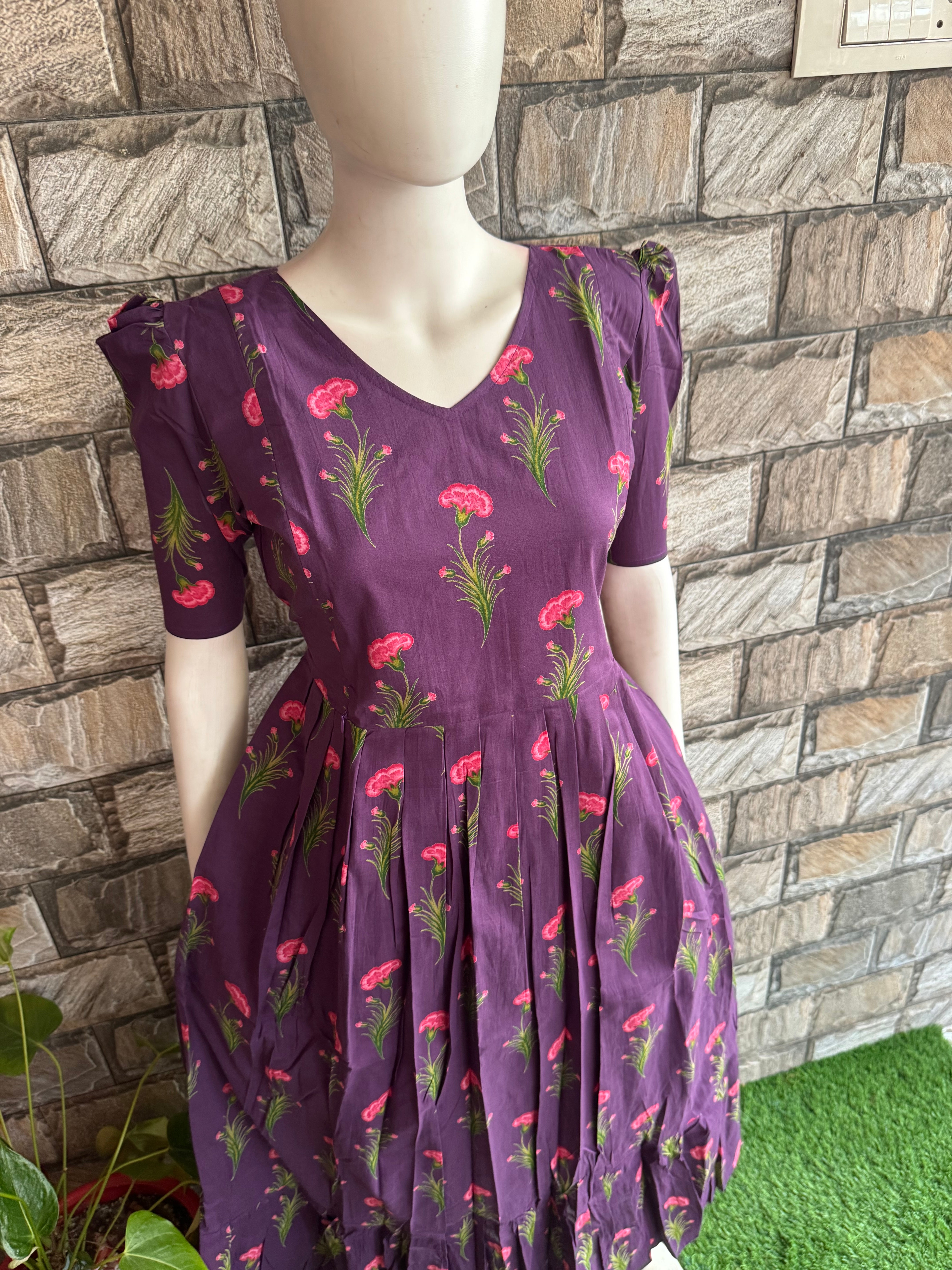 Pale Tulip soft cotton Maternity maxi