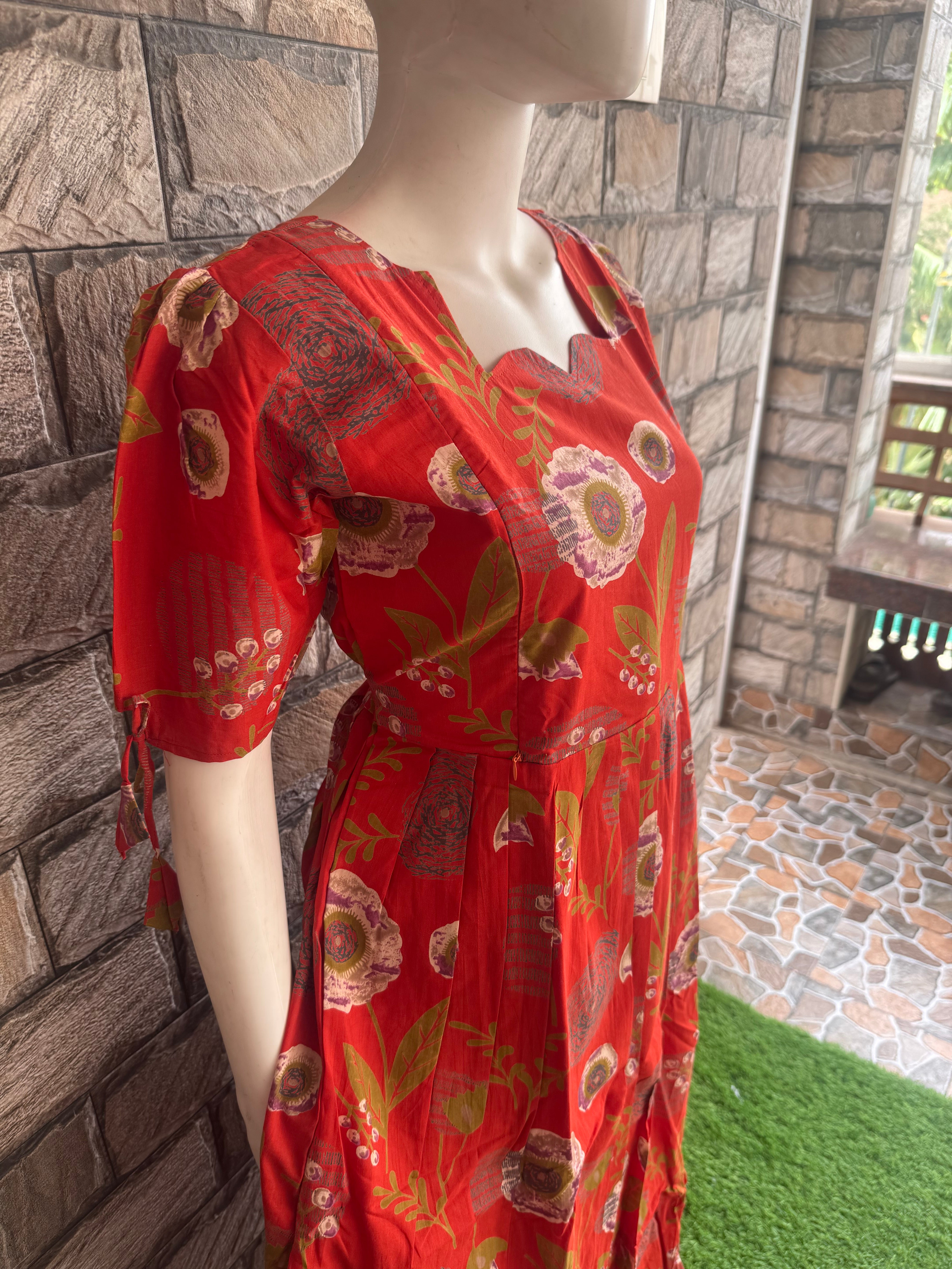 Thara soft cotton Maternity maxi