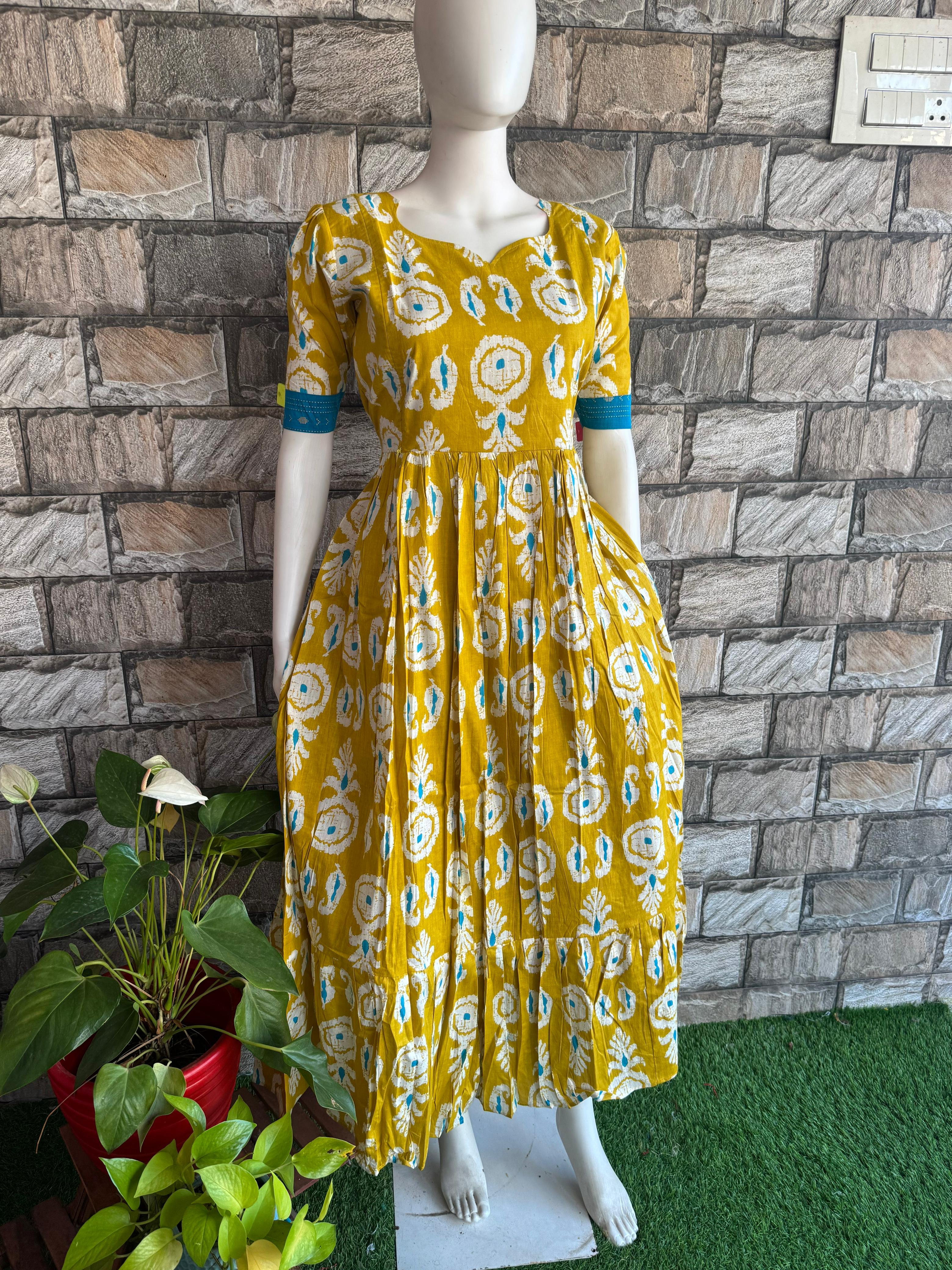Yellow Maxi- Mul cotton CF117
