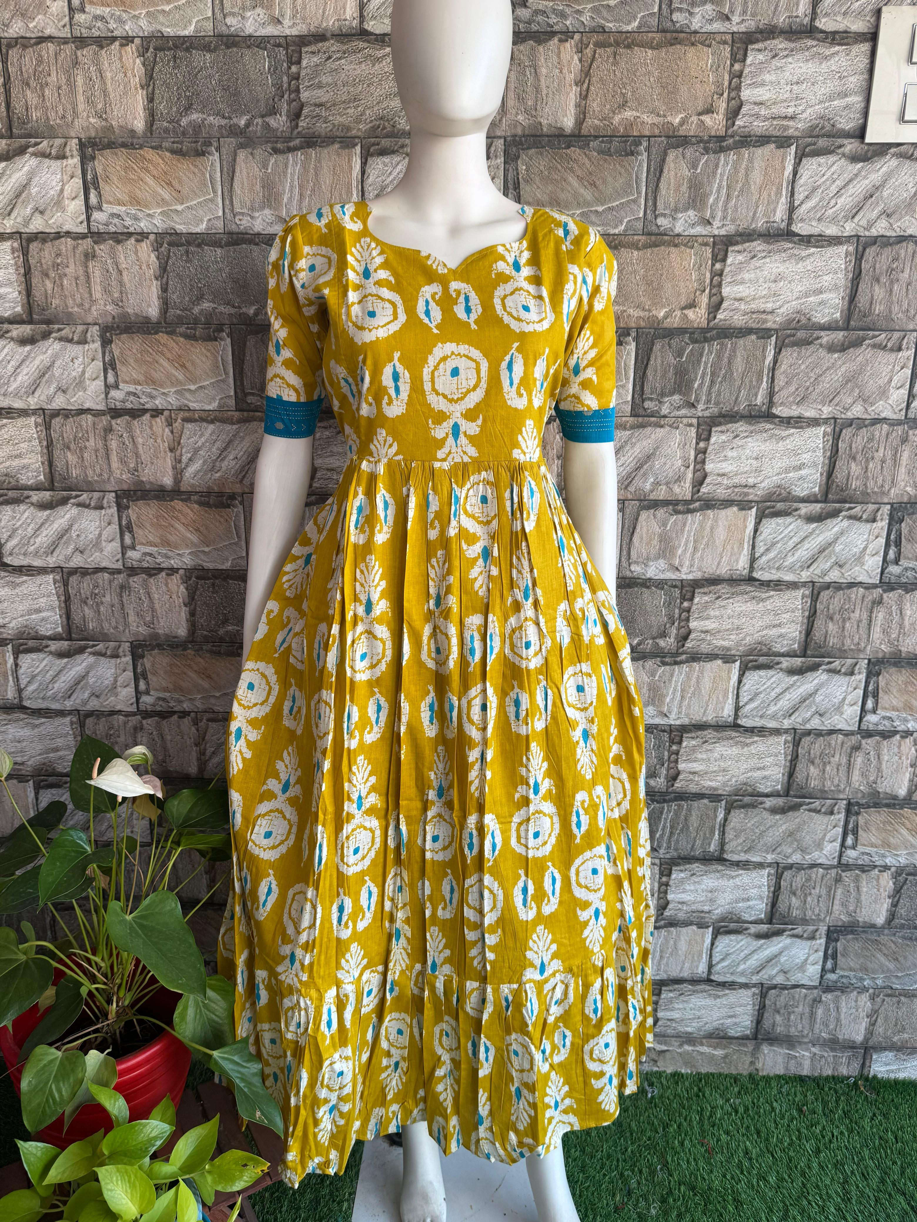 Yellow Maxi- Mul cotton CF117