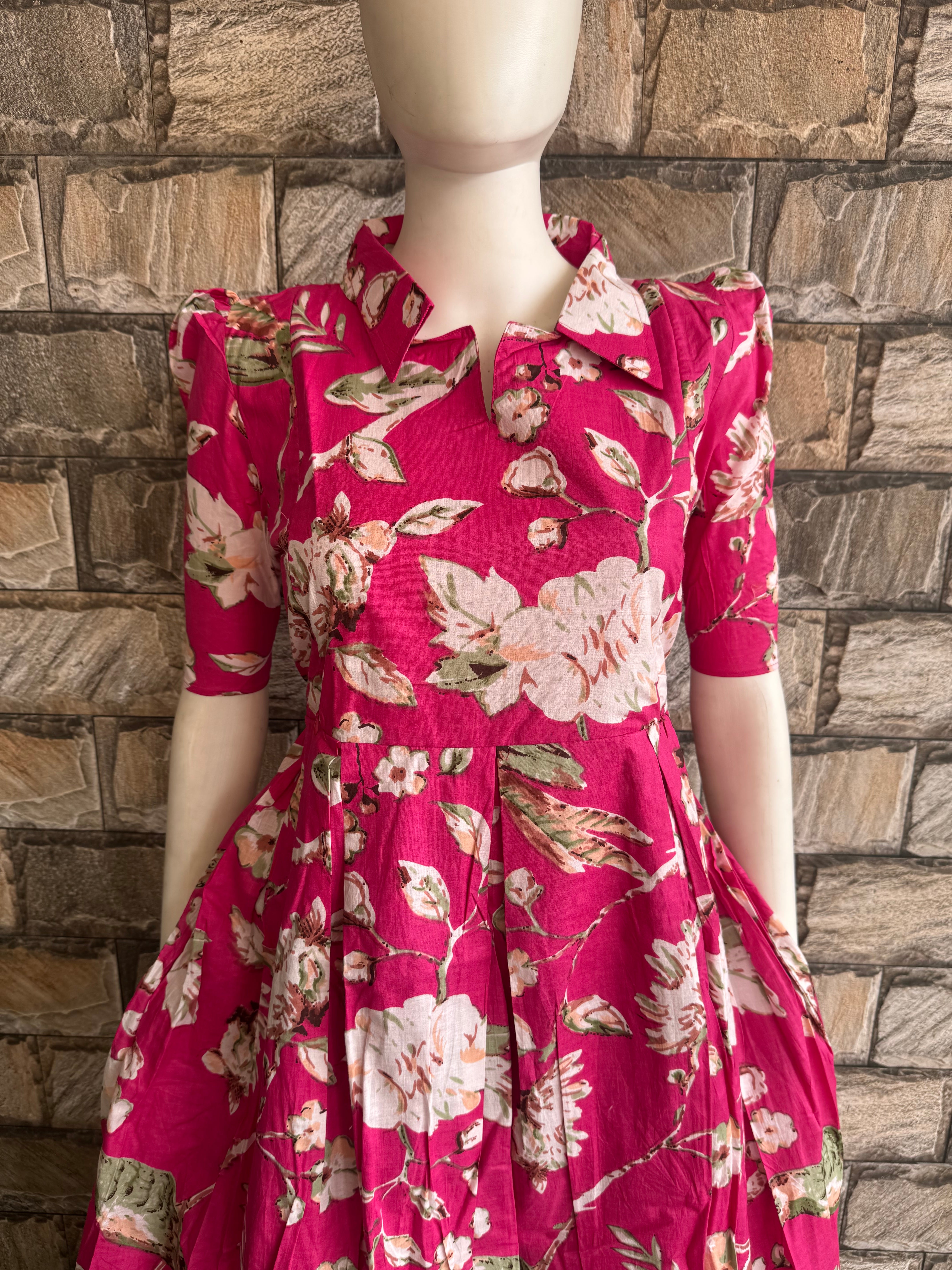 Pure cotton maternity maxi