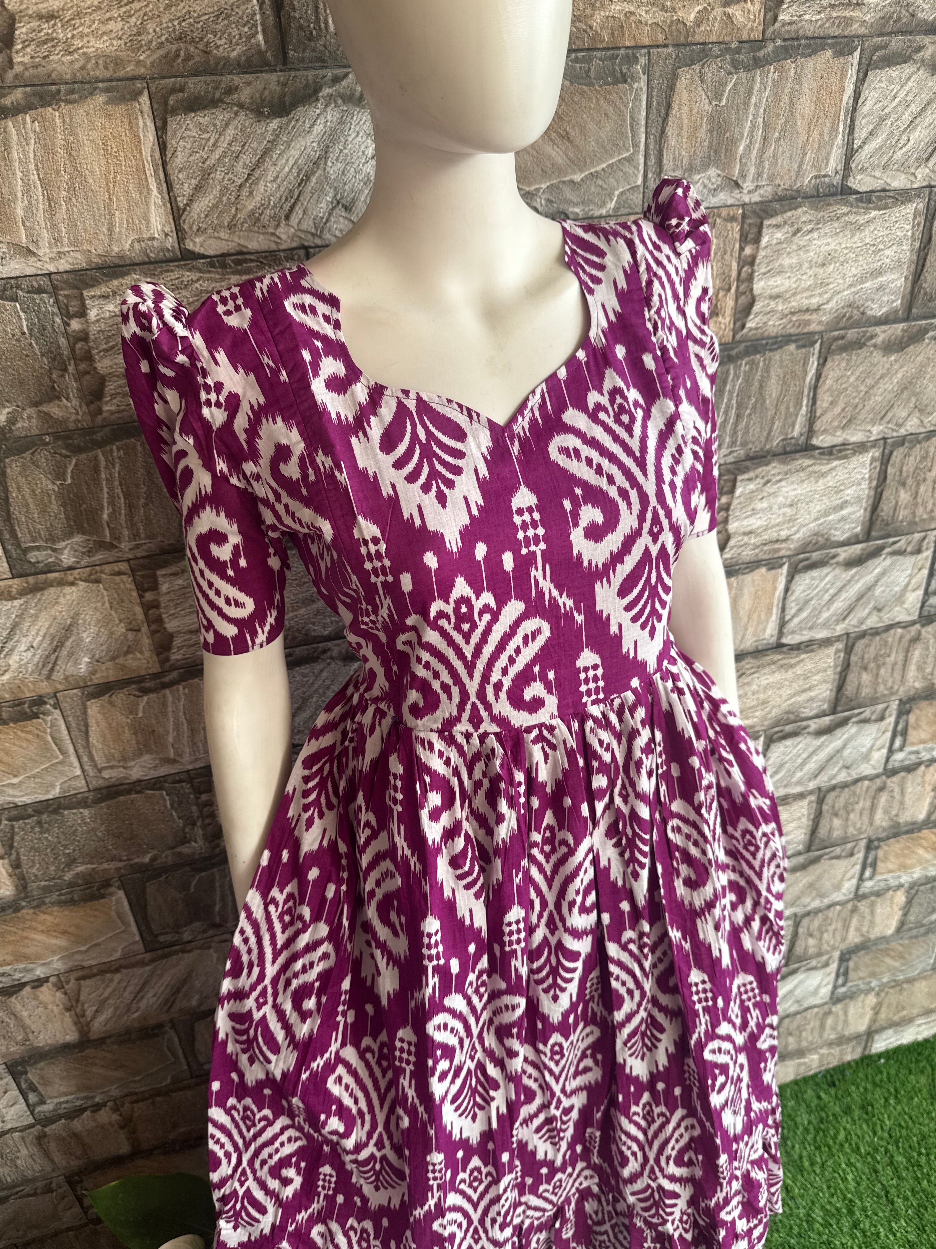 Violet mul mul cotton maxi