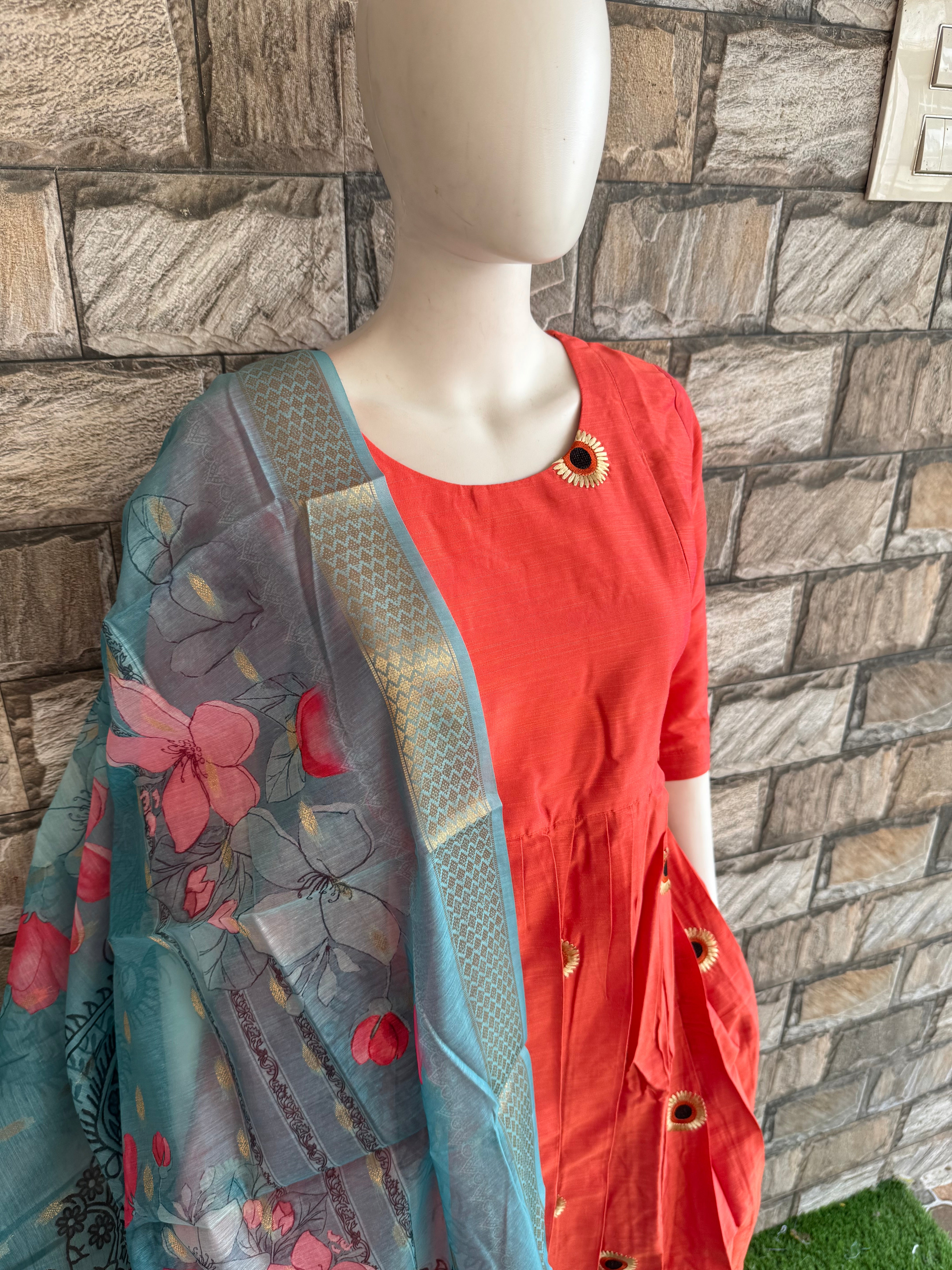 Sky blue Poly cotton CF151