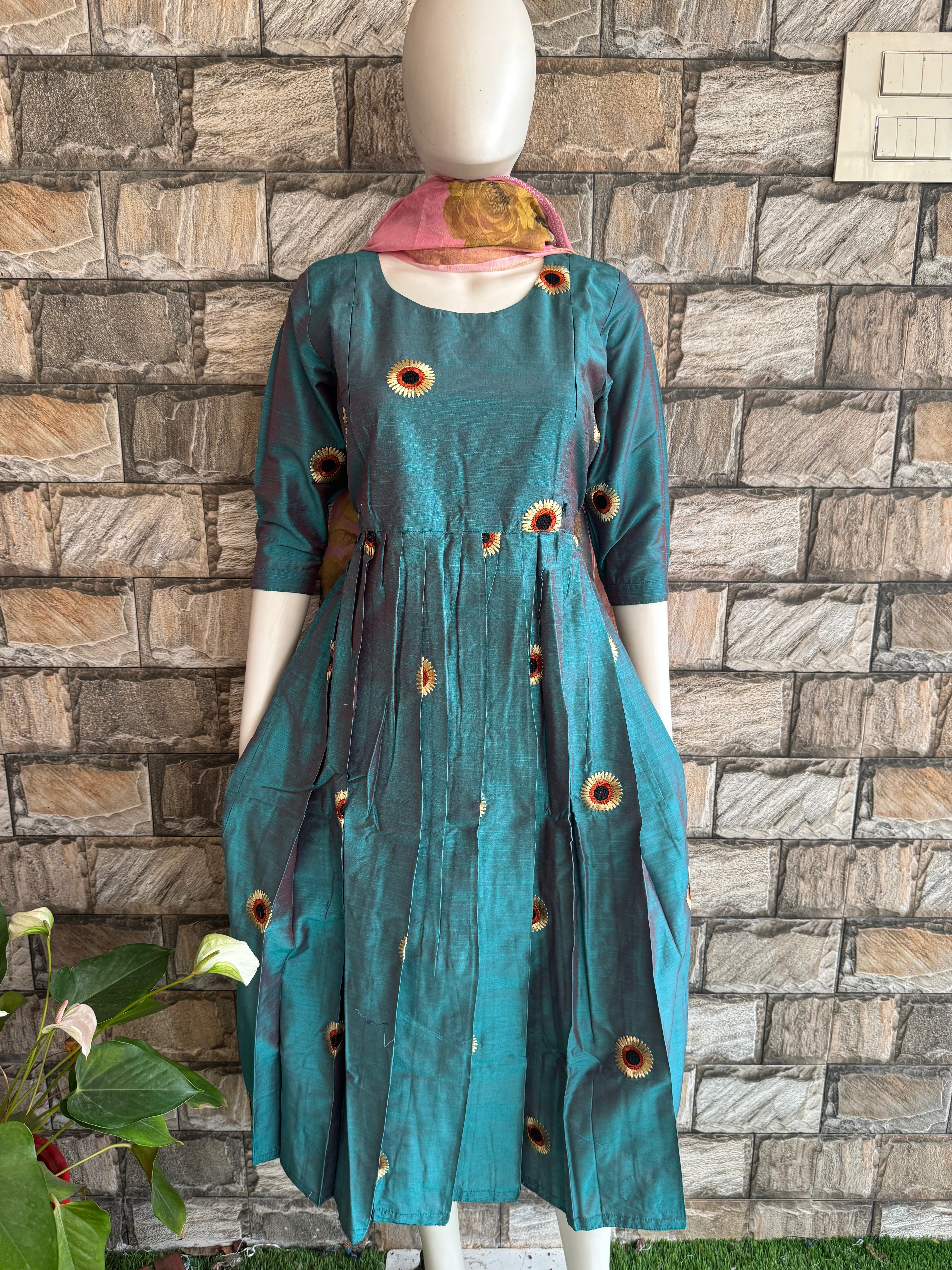 Maternity Feeding Dual blue Sunflower Maxi CF153