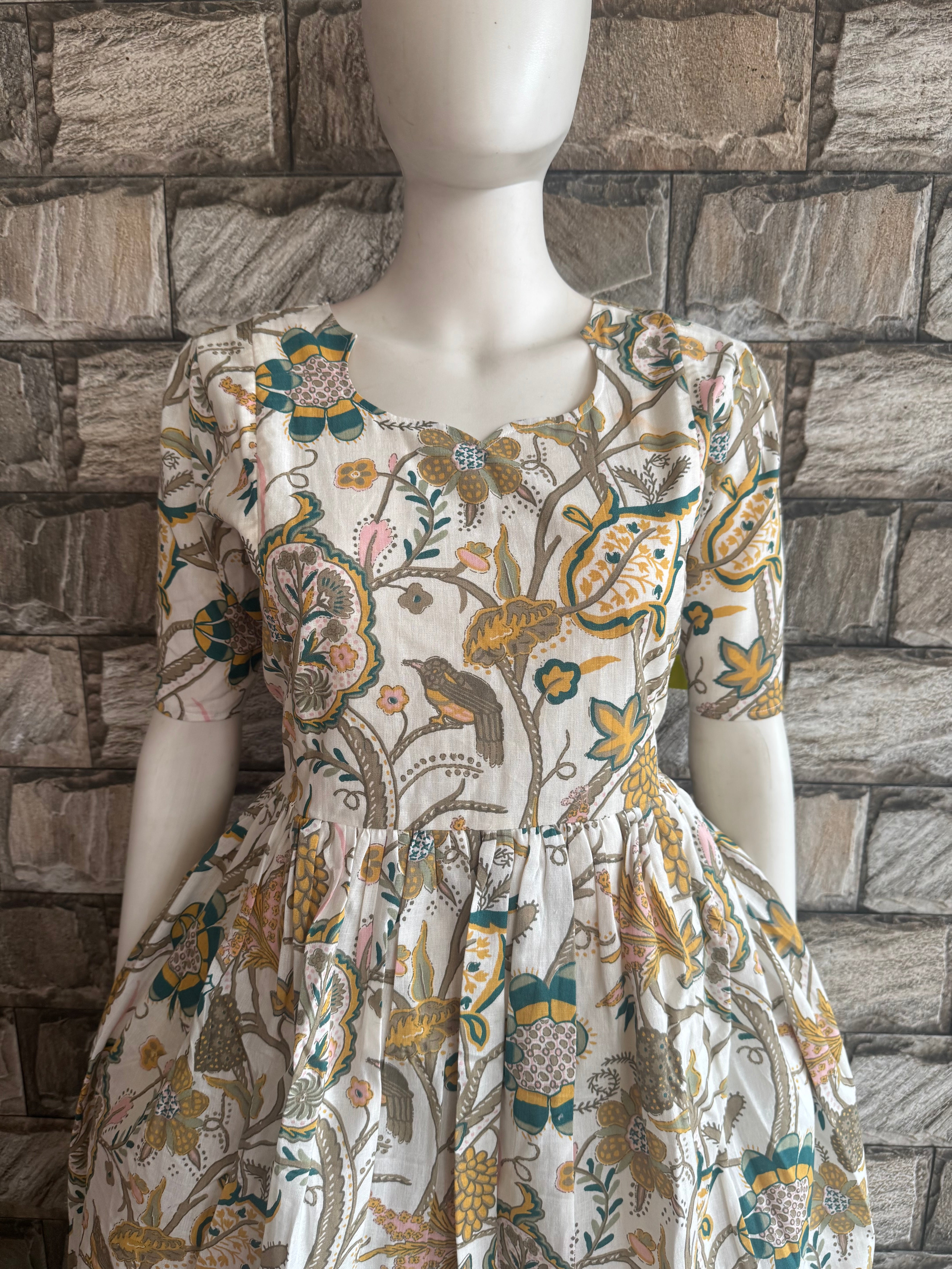 Maternity maxi Half white Tree maxi CF162