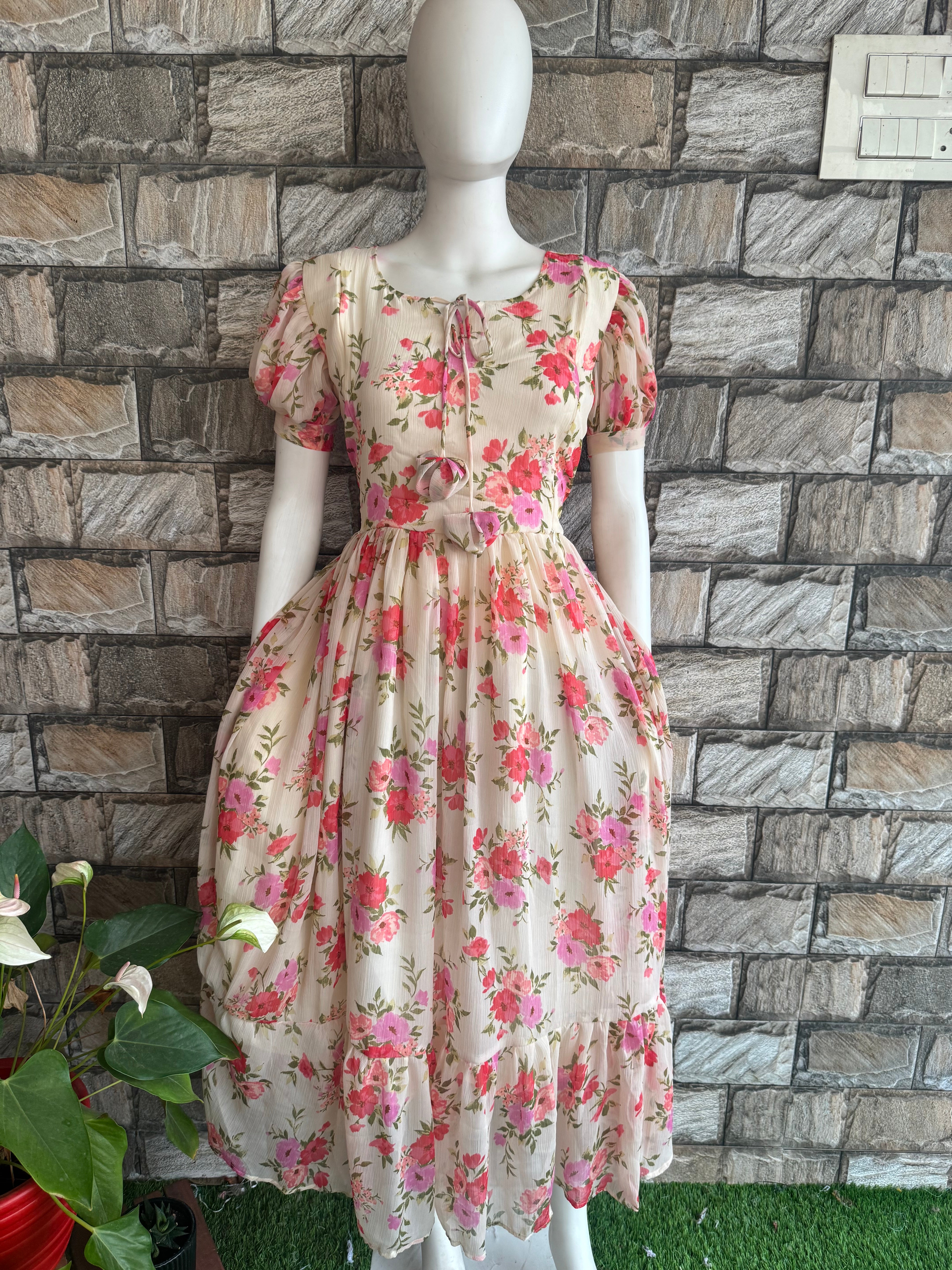 Maternity Soft Chiffon Heart Dori CF163