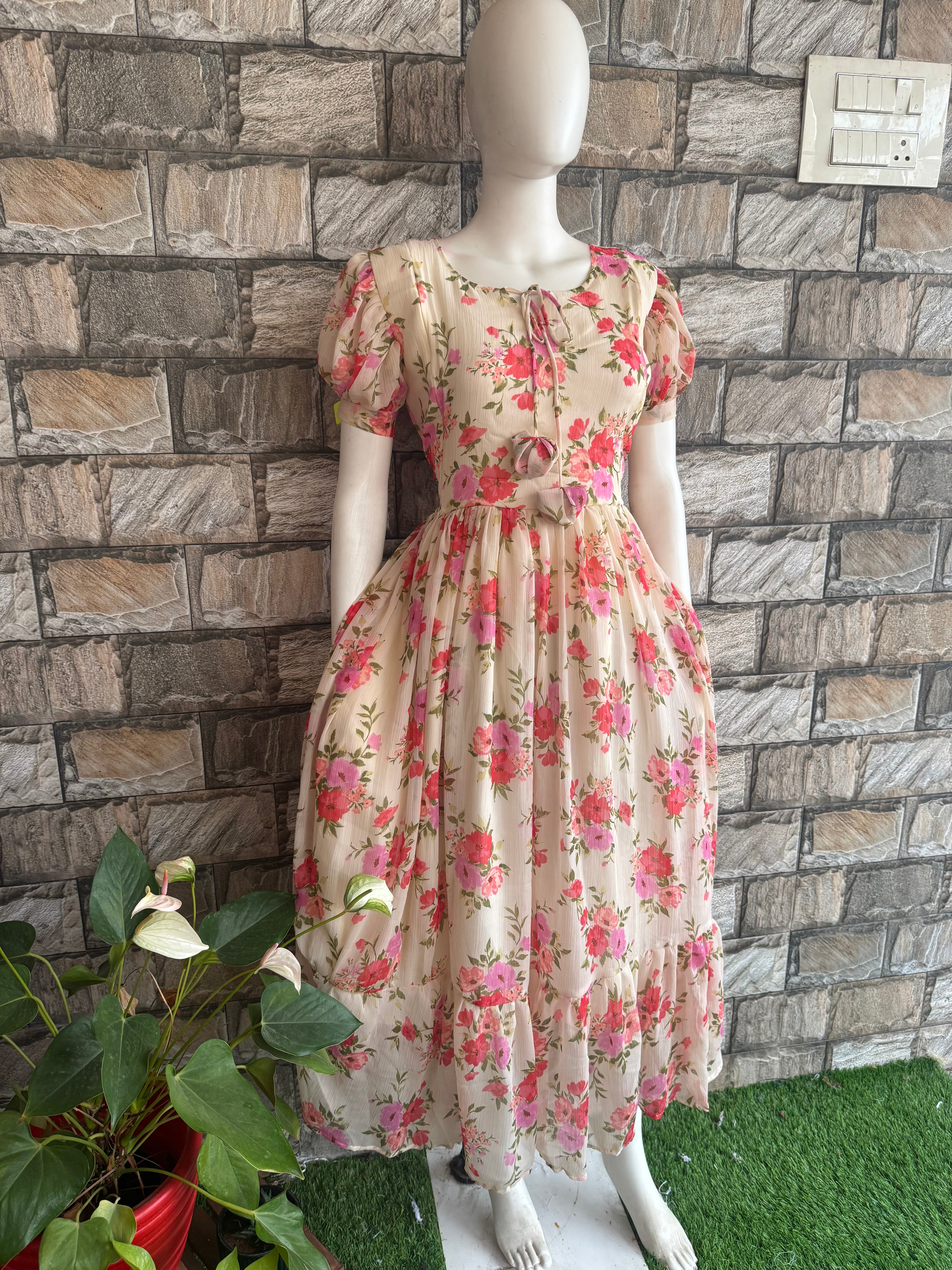 Maternity Soft Chiffon Heart Dori CF163