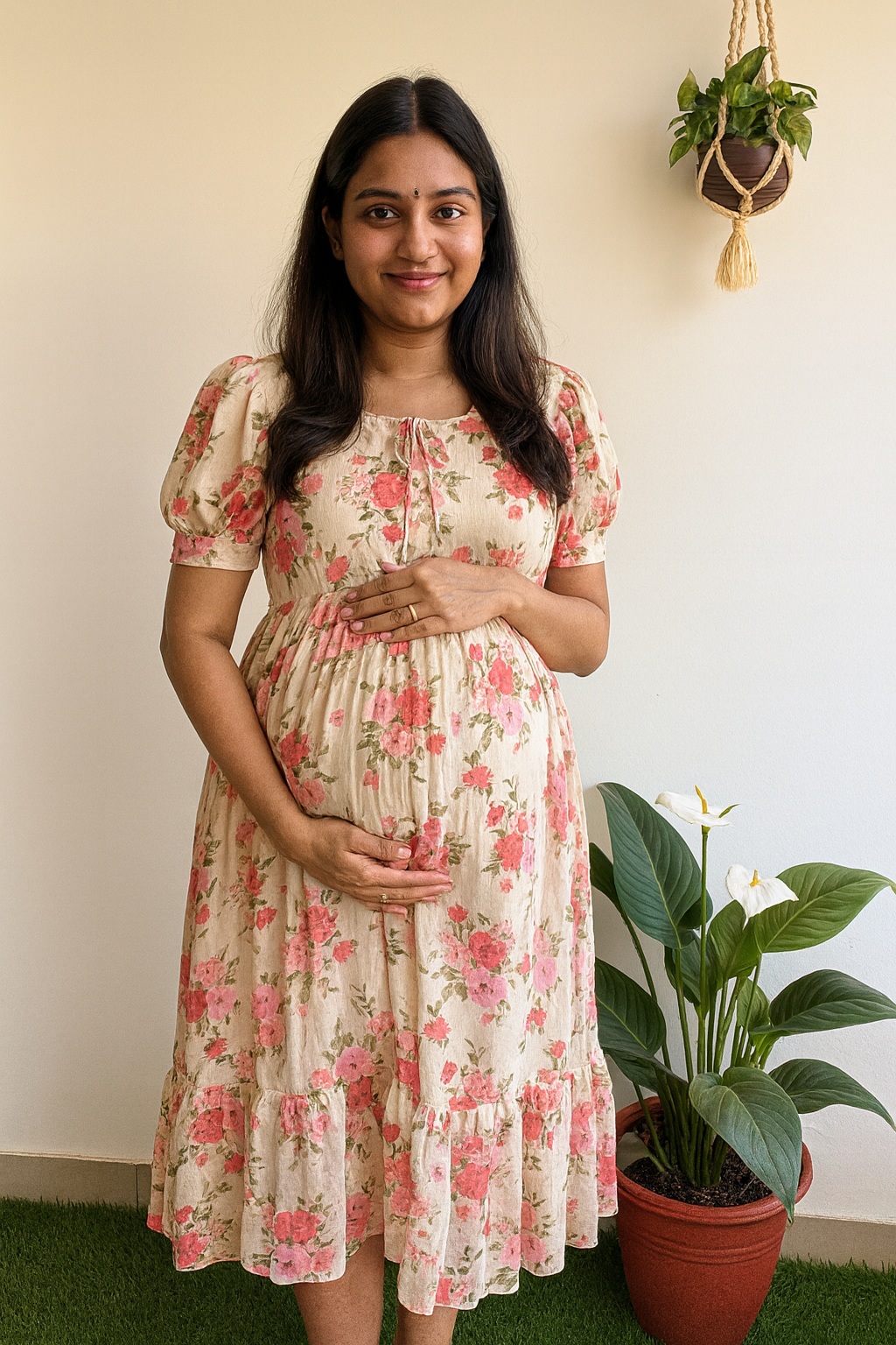 Maternity Soft Chiffon Heart Dori CF163