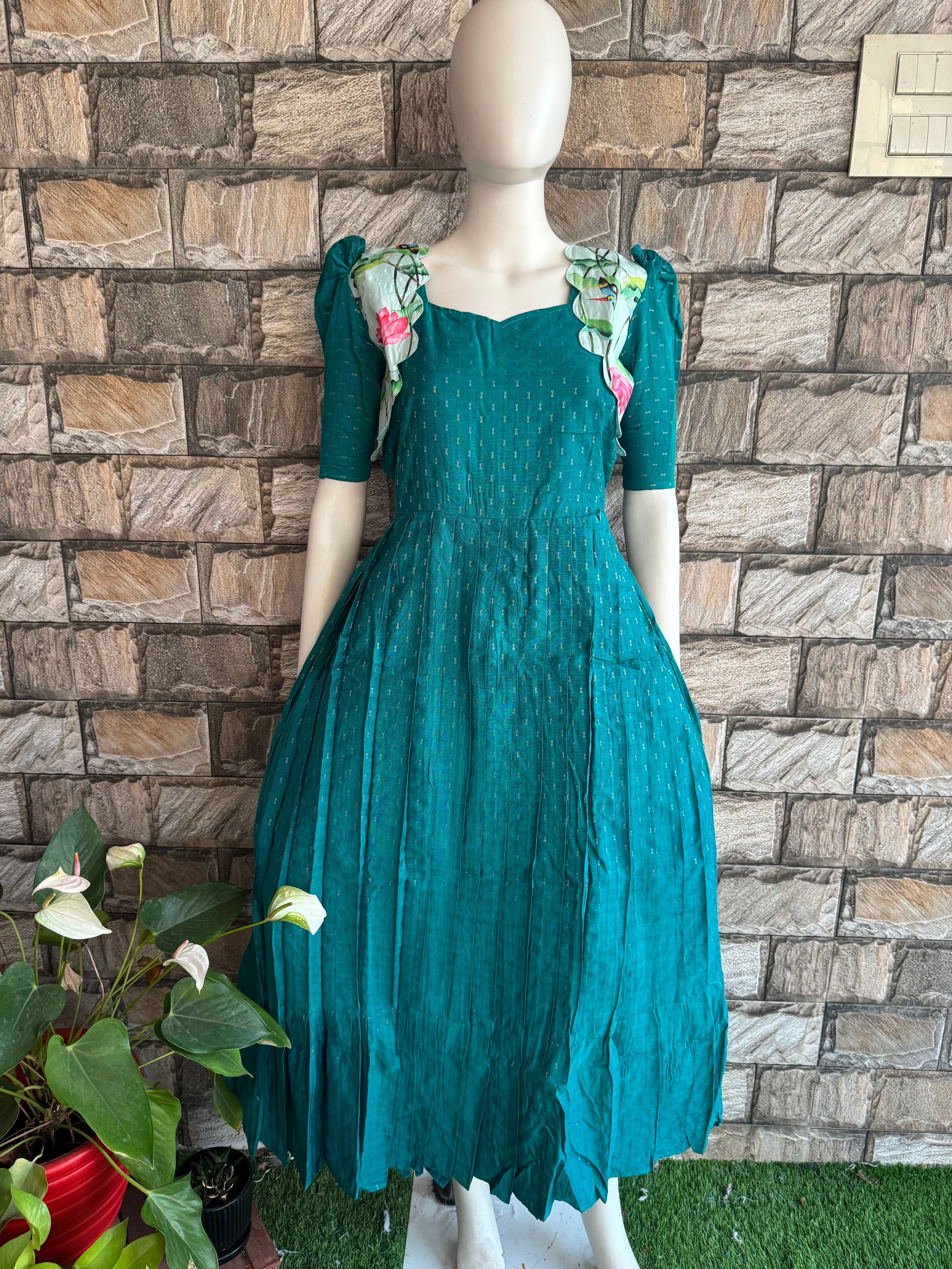 Maternity Ethnic wear CF165 Rama green