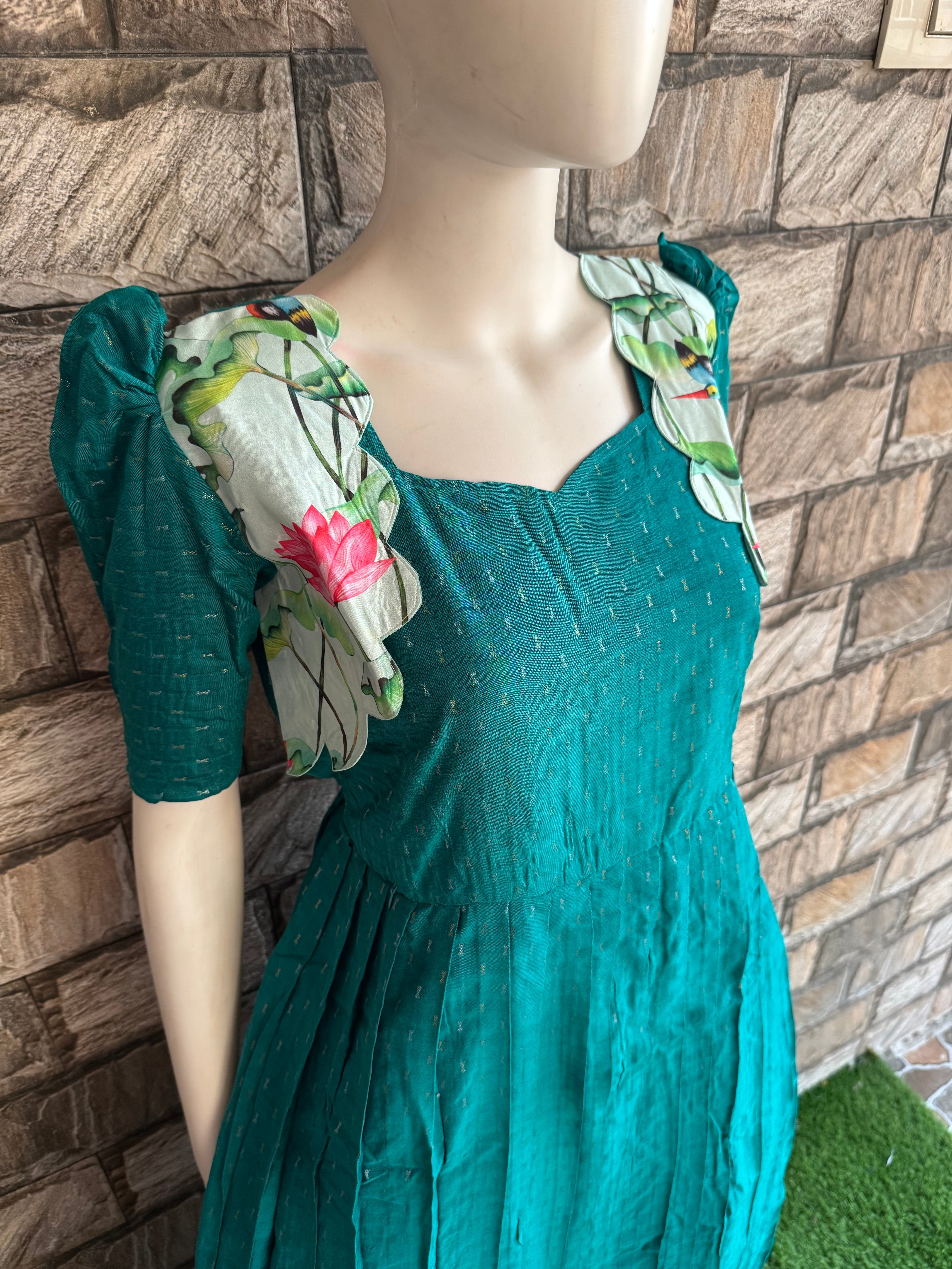 Maternity Ethnic wear CF165 Rama green