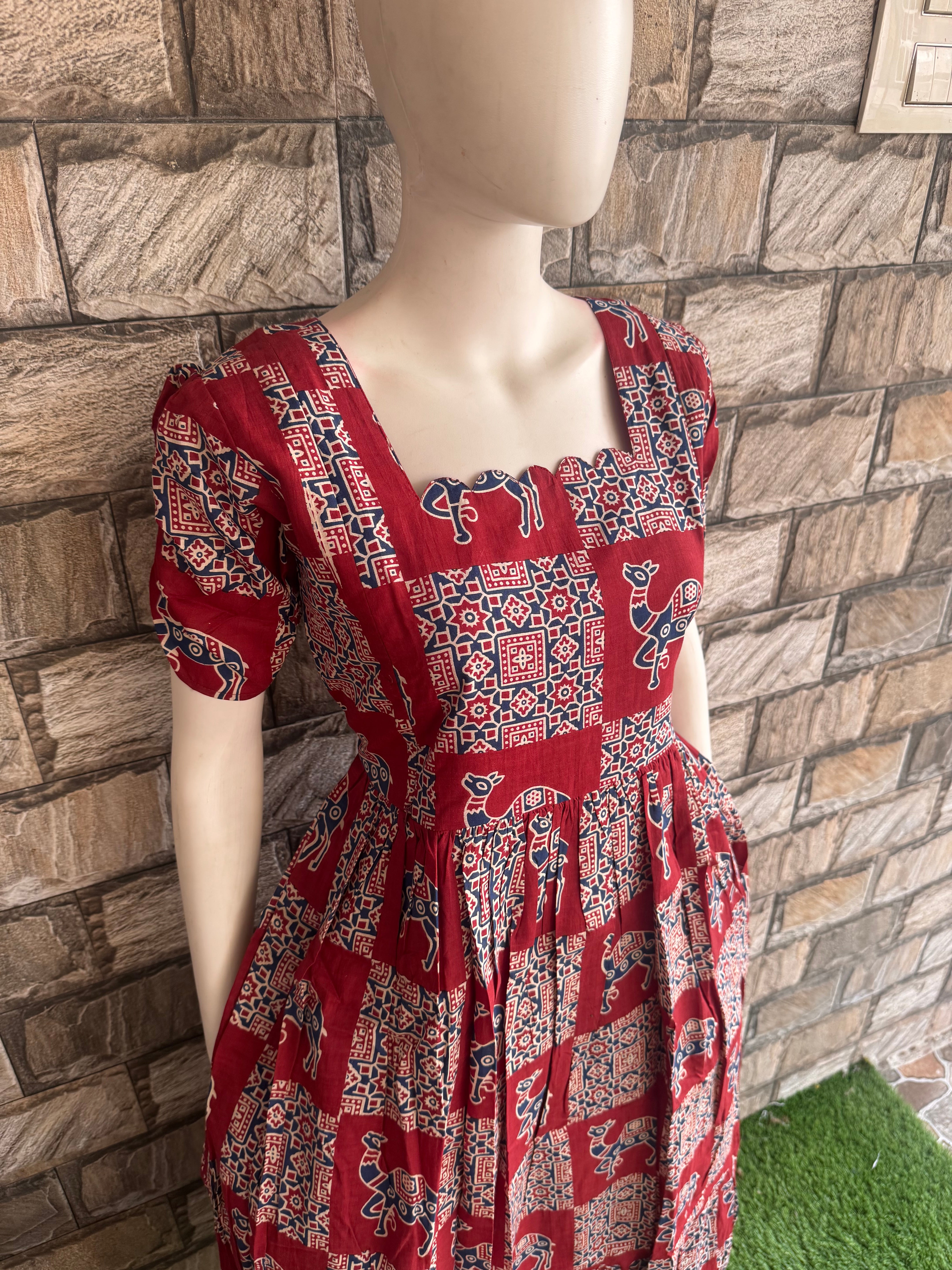 Camel Print - Maternity and Feeding Maxi CF171