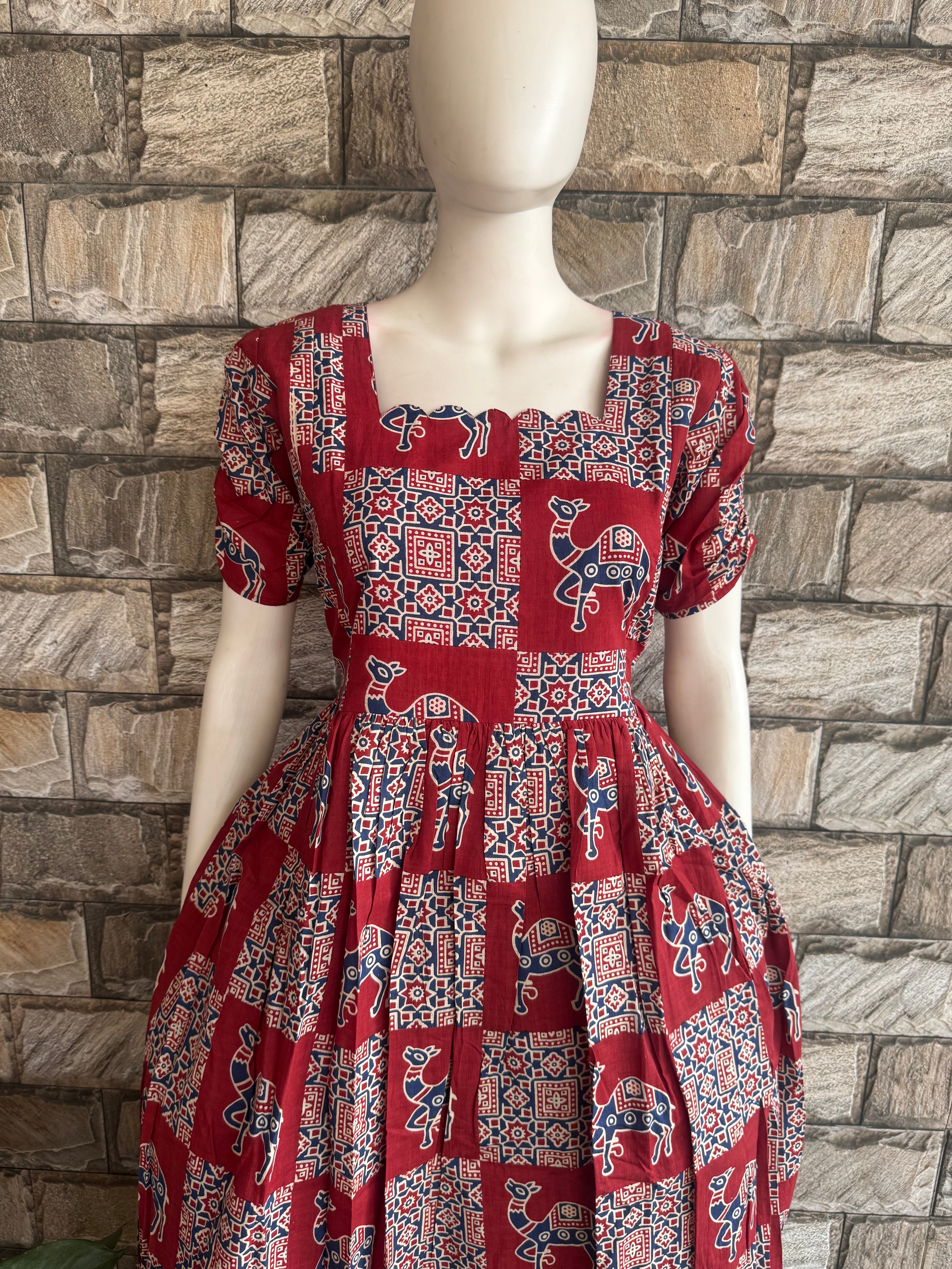 Camel Print - Maternity and Feeding Maxi CF171